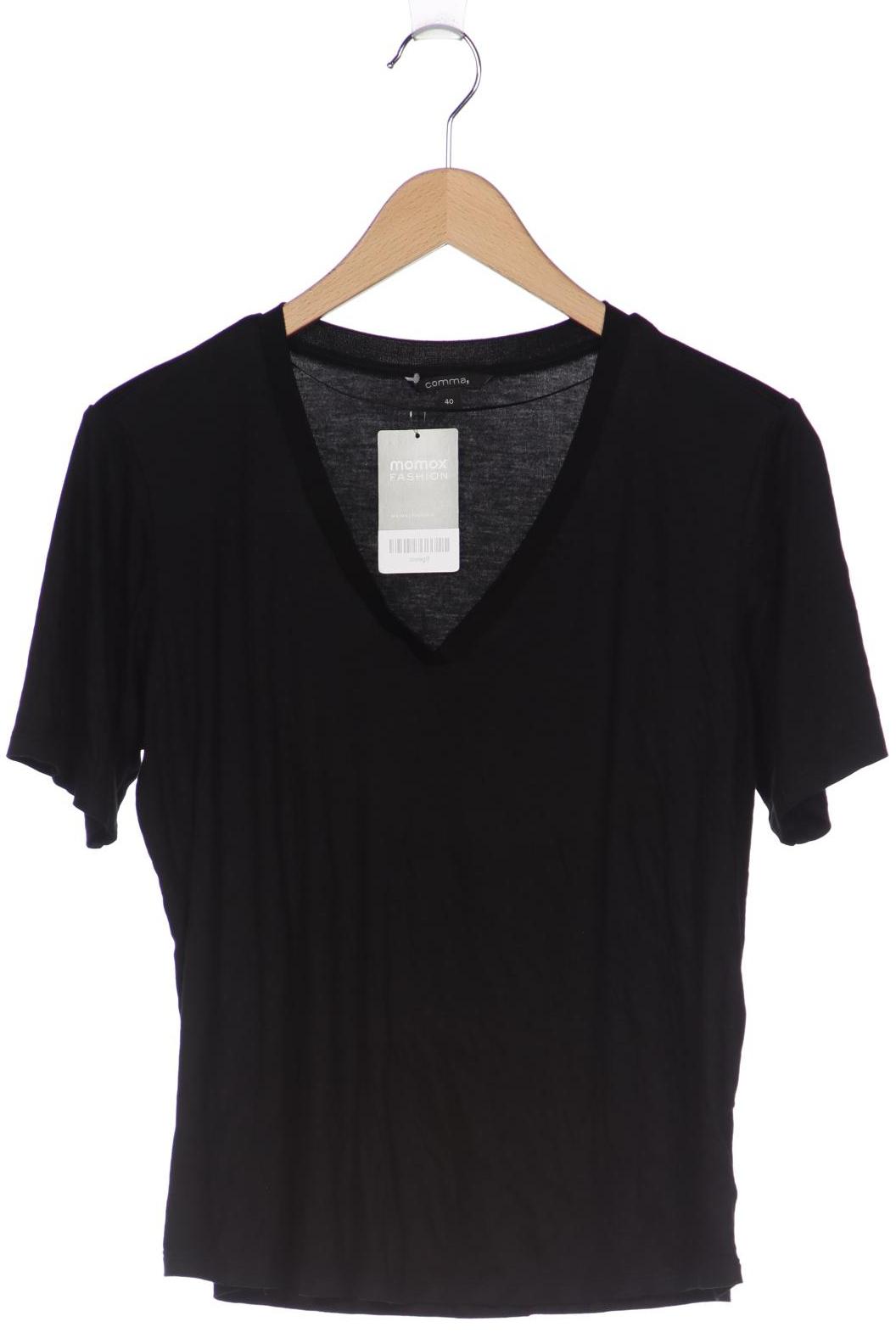 

Comma Damen T-Shirt, schwarz, Gr. 40