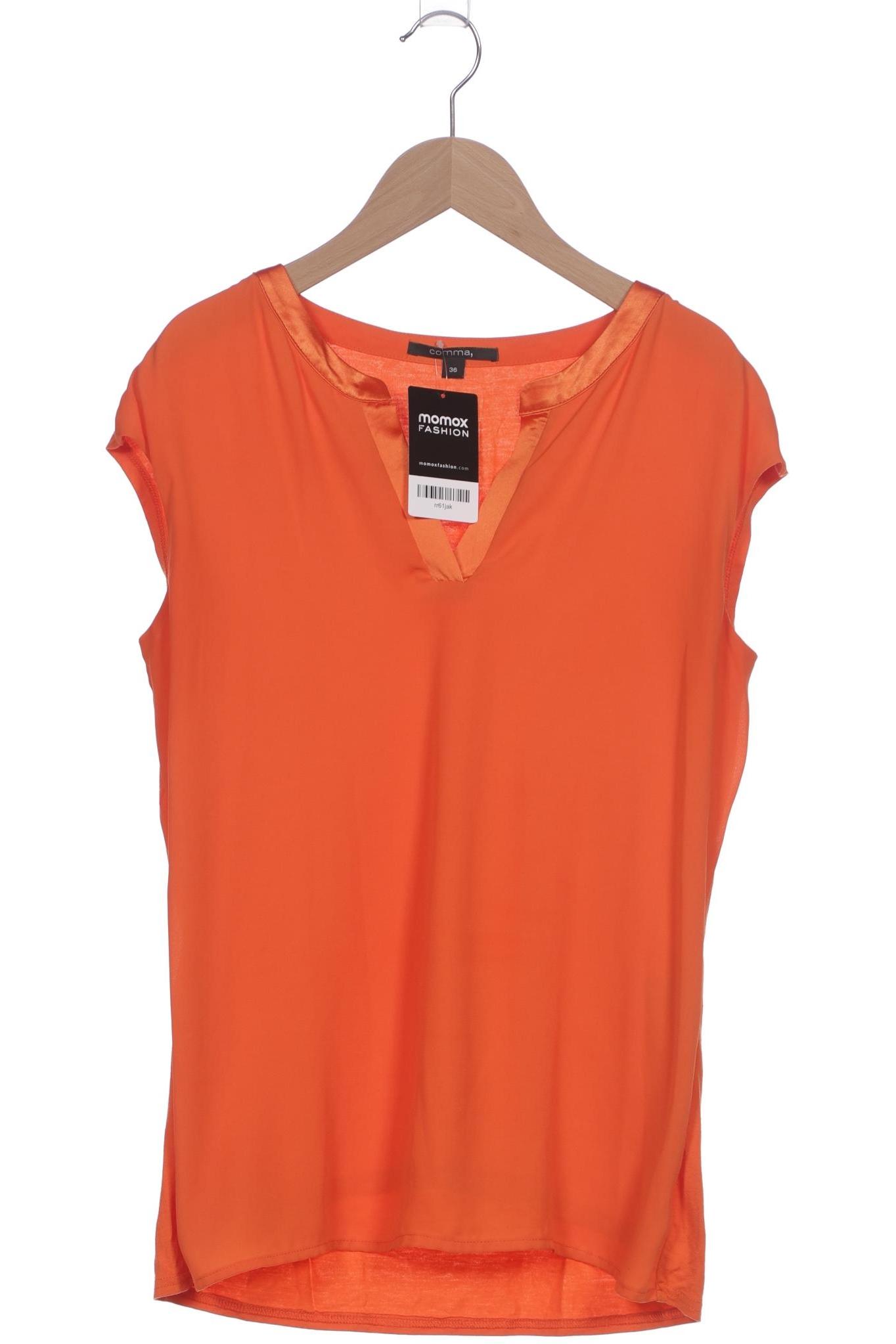 

Comma Damen T-Shirt, orange, Gr. 36