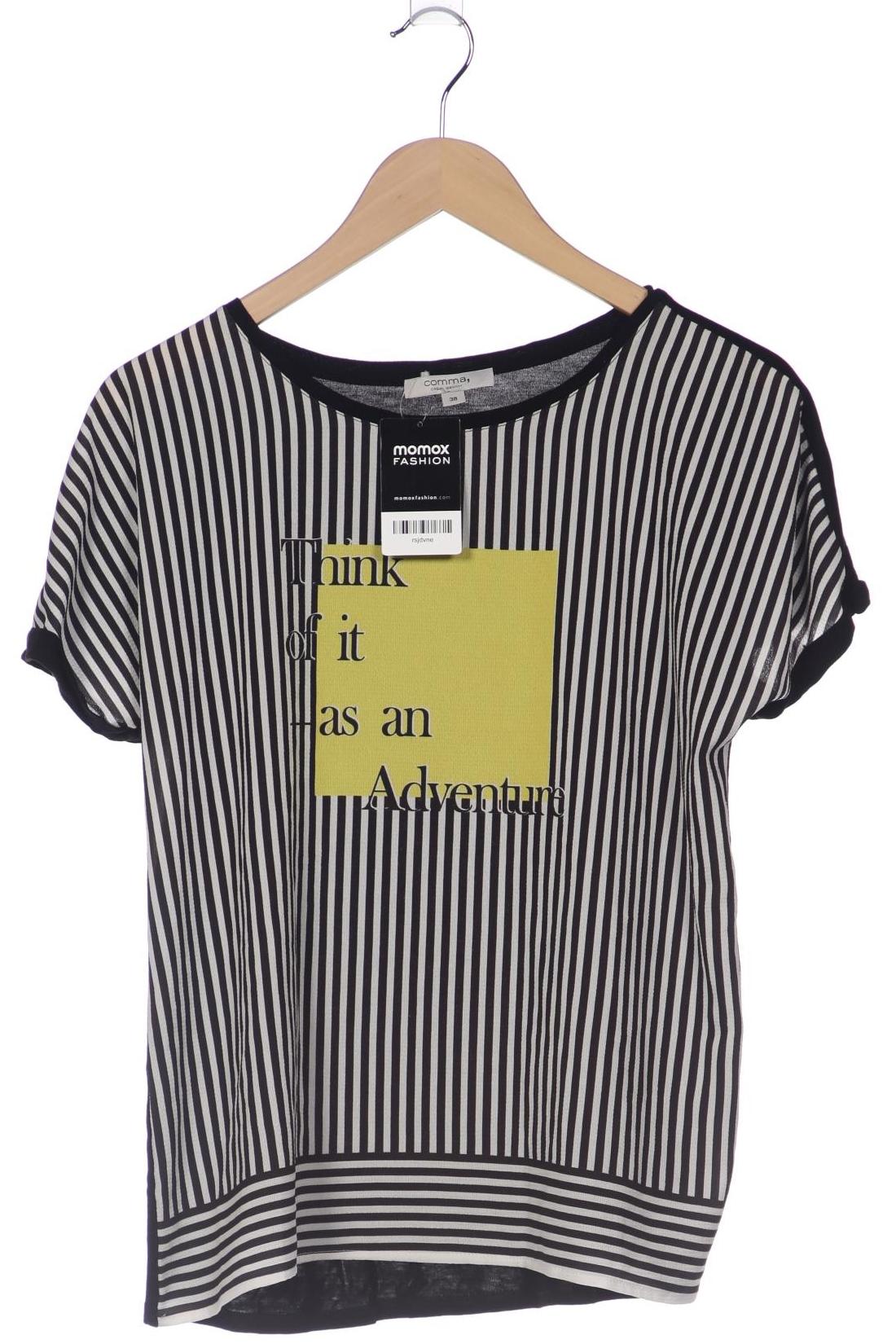 

Comma Damen T-Shirt, schwarz, Gr. 38