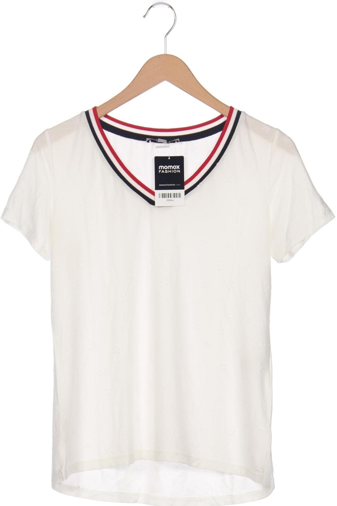 

Comma Damen T-Shirt, weiß, Gr. 38
