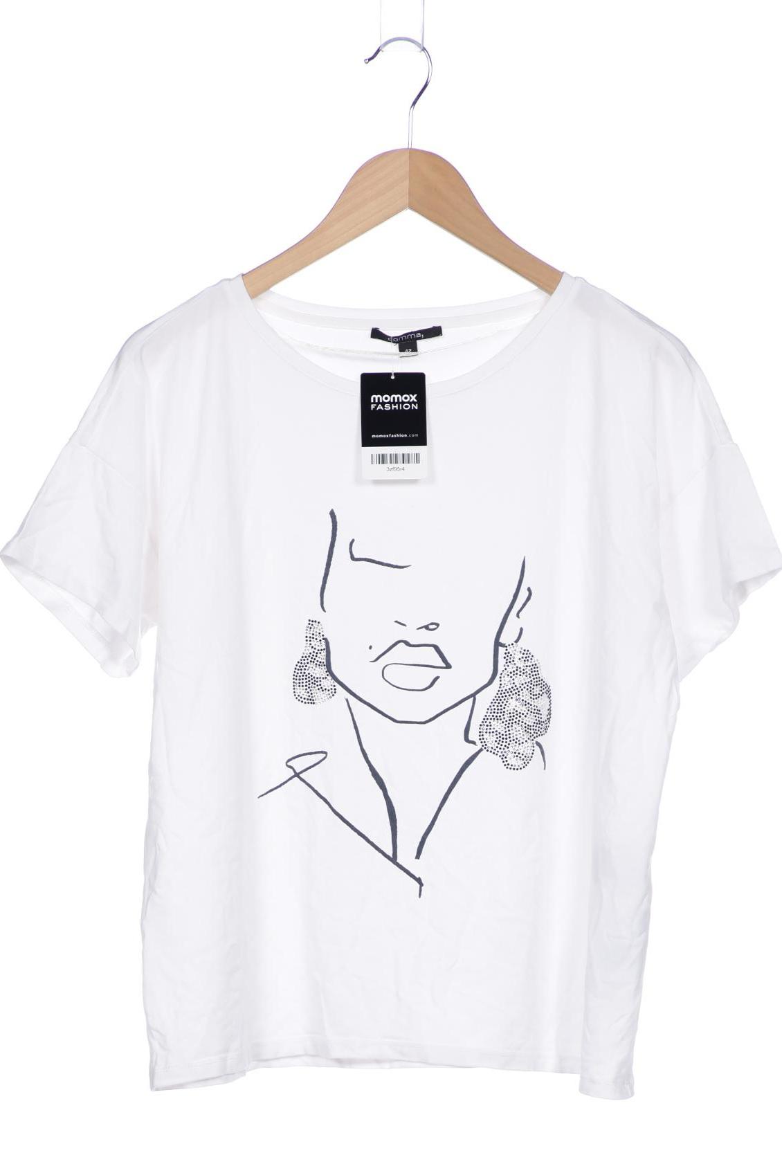

Comma Damen T-Shirt, weiß, Gr. 42