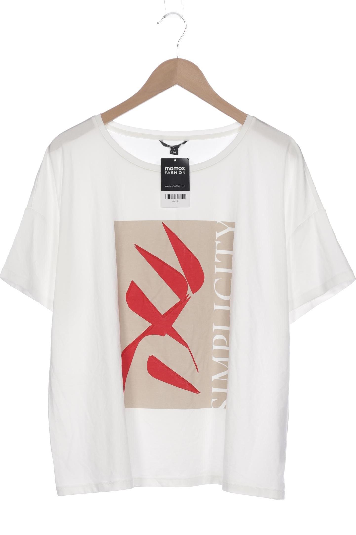 

Comma Damen T-Shirt, cremeweiß, Gr. 46