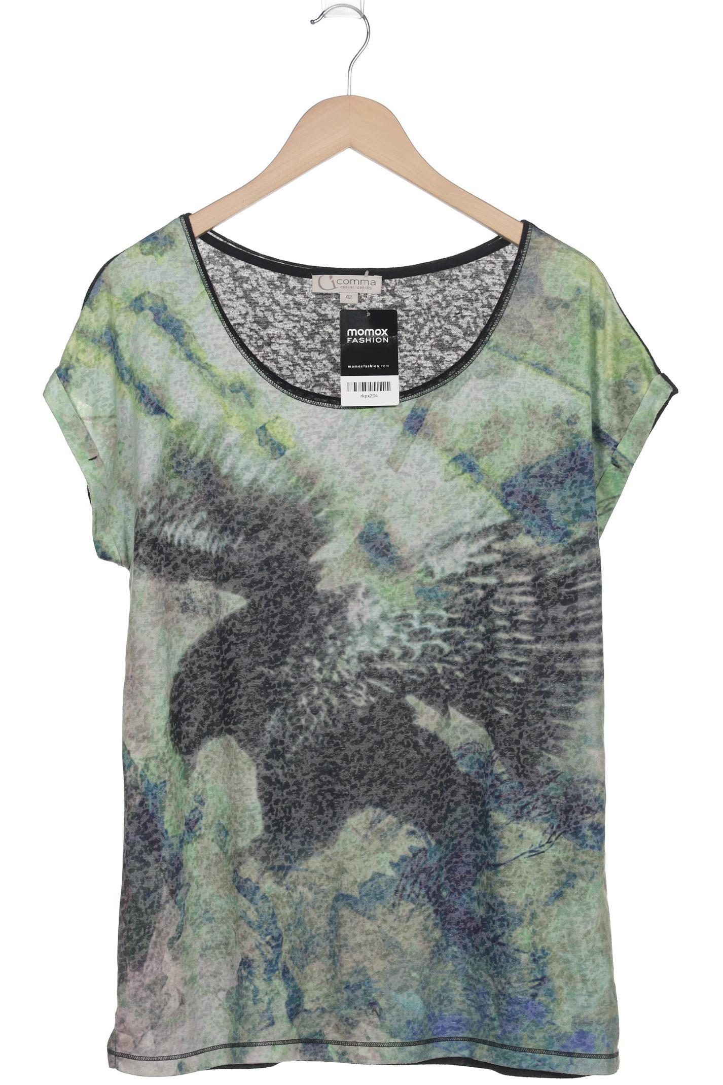 

Comma Damen T-Shirt, grün, Gr. 42