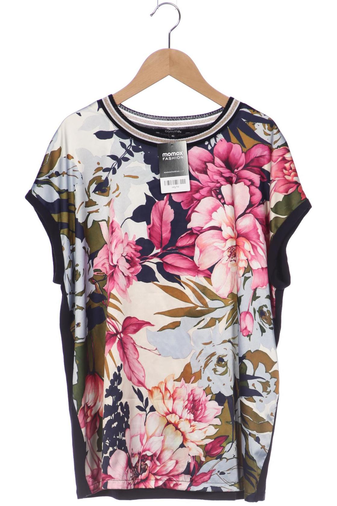 

Comma Damen T-Shirt, marineblau