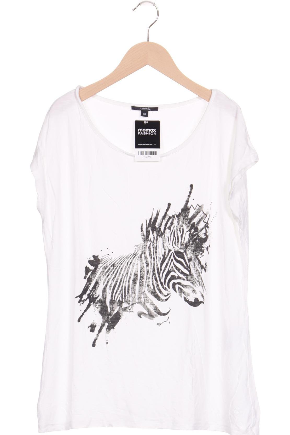 

Comma Damen T-Shirt, weiß