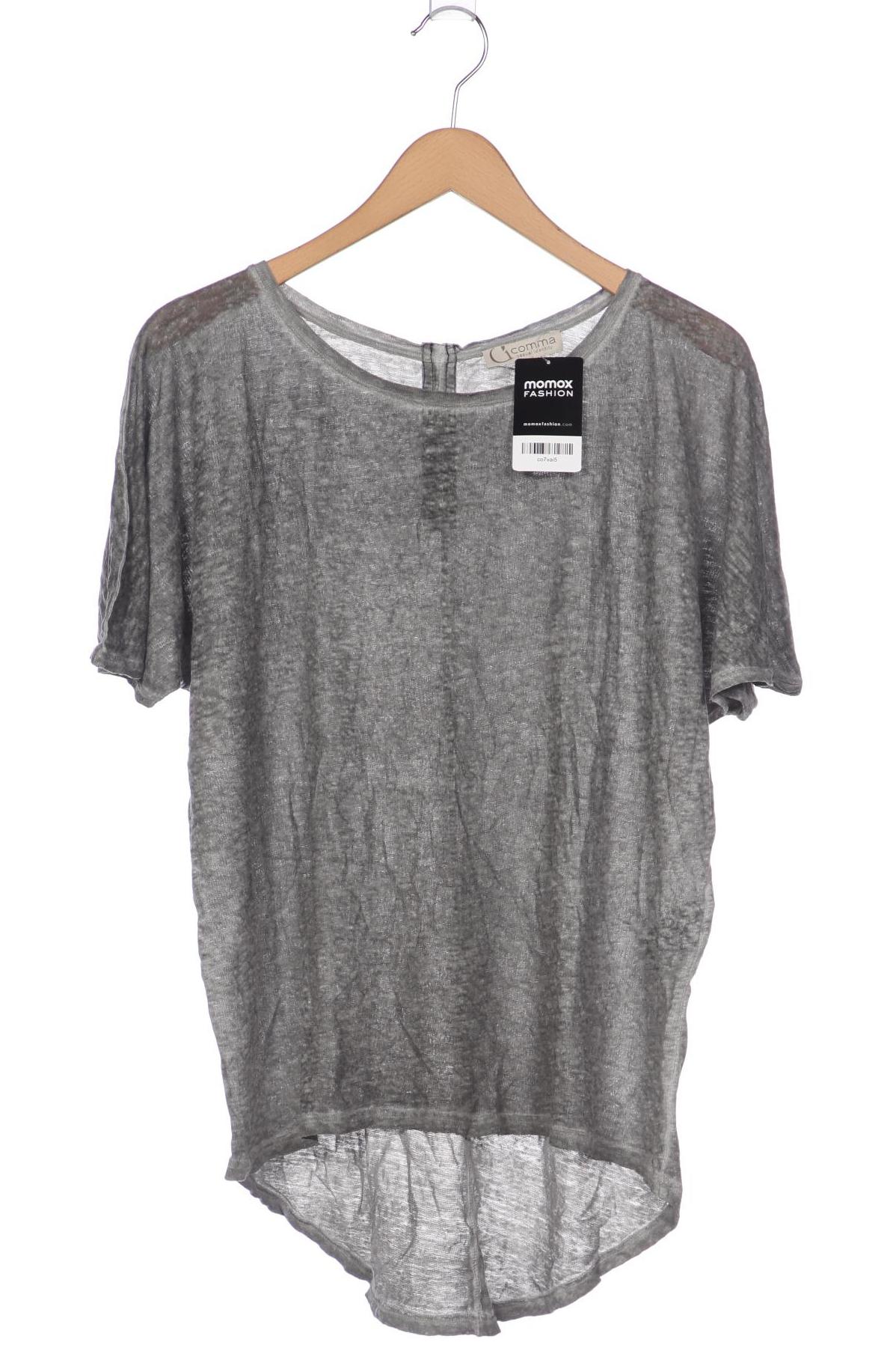 

Comma Damen T-Shirt, grau, Gr. 38