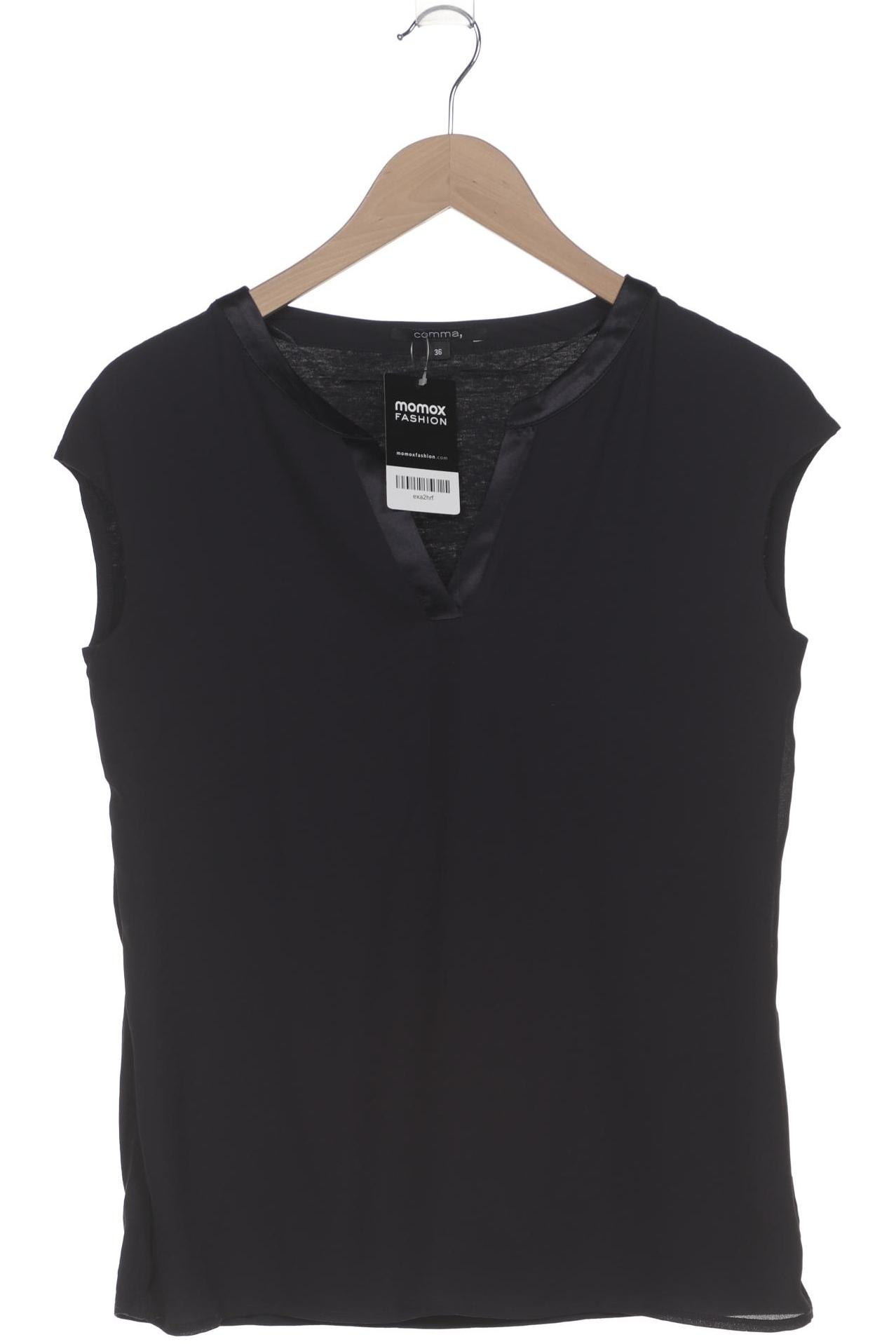 

Comma Damen T-Shirt, marineblau, Gr. 36