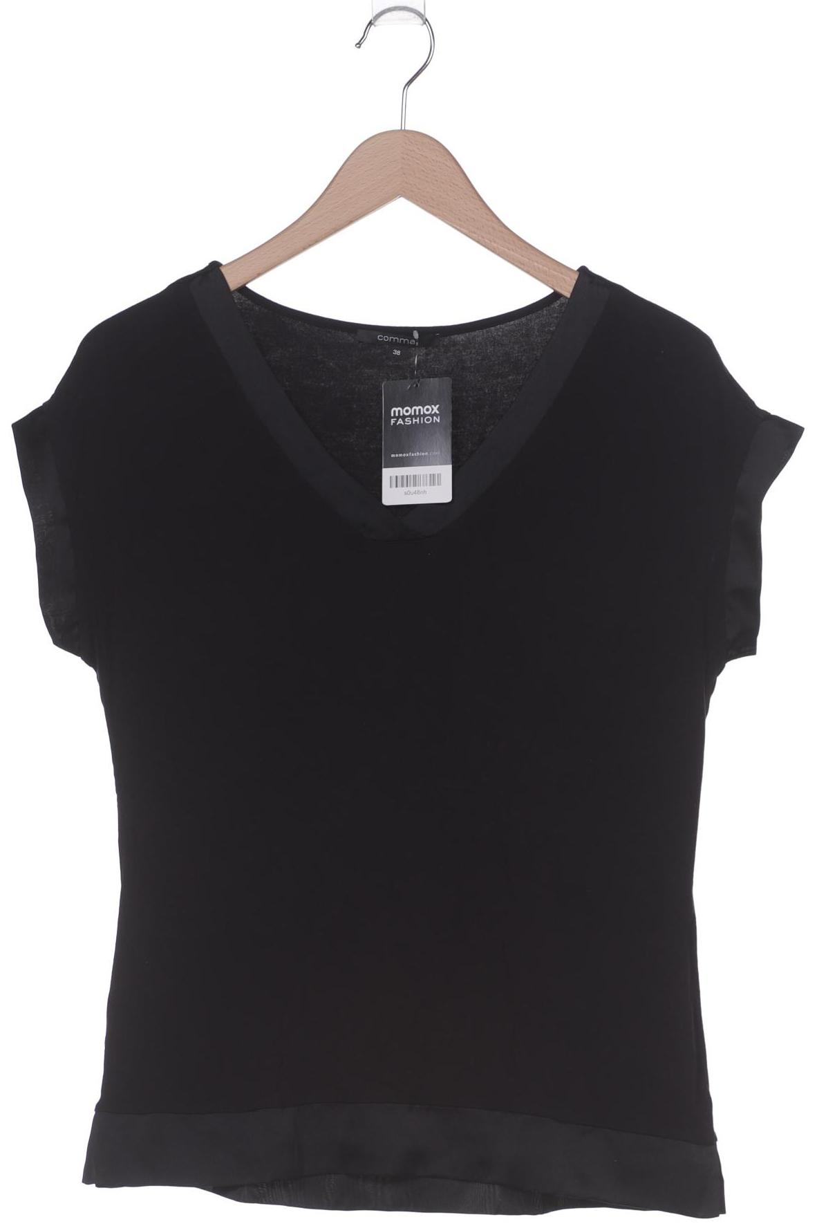 

Comma Damen T-Shirt, schwarz, Gr. 38