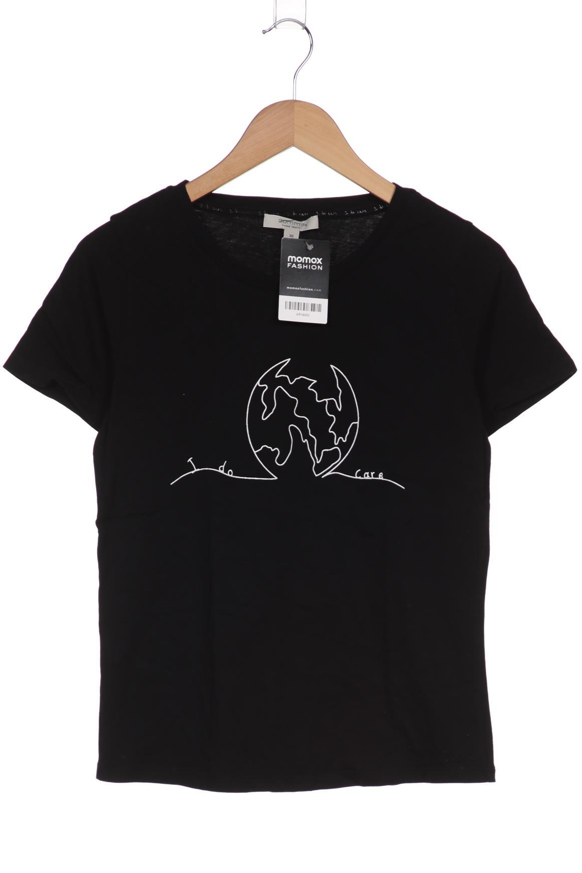 

Comma Damen T-Shirt, schwarz