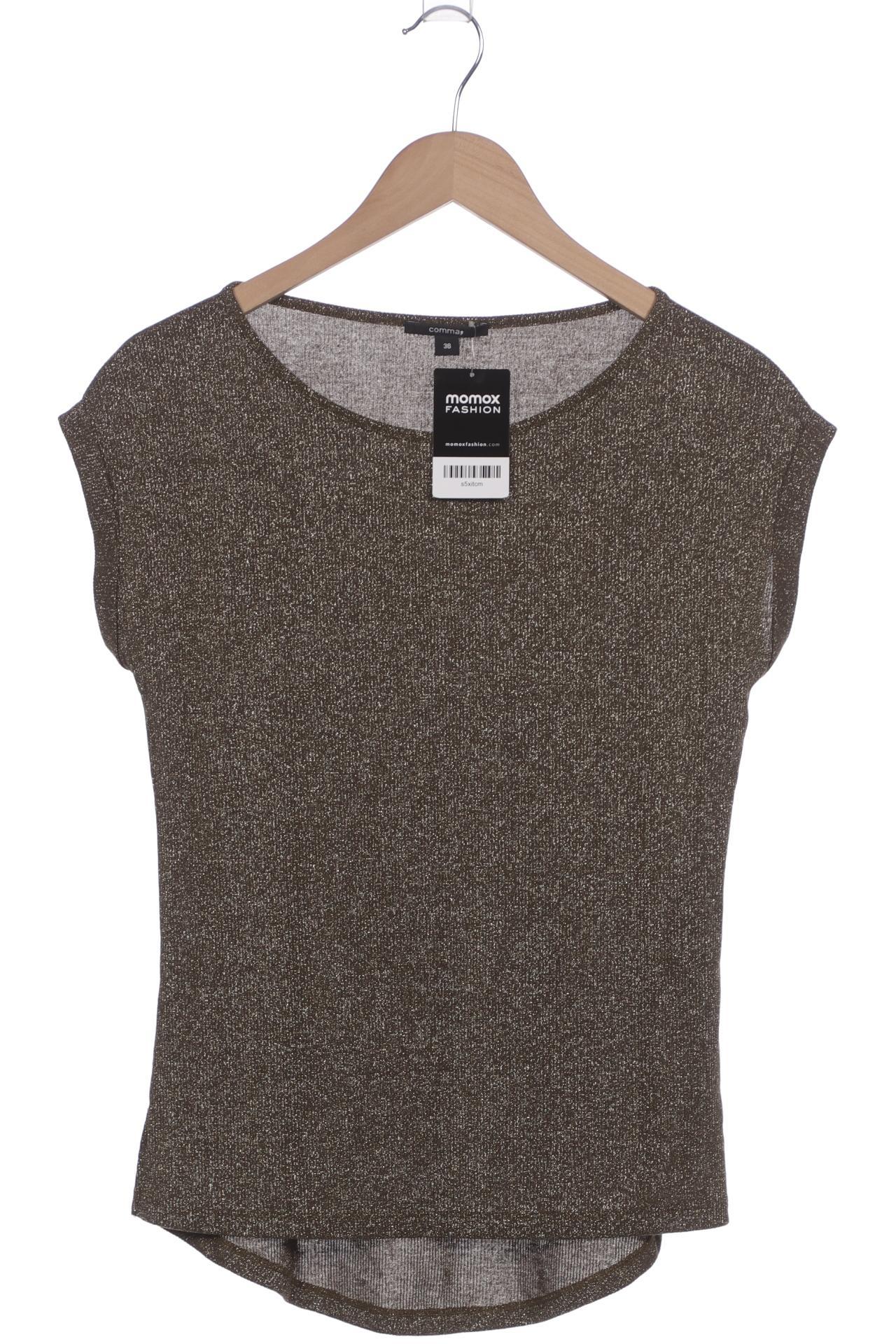 

Comma Damen T-Shirt, gold, Gr. 36