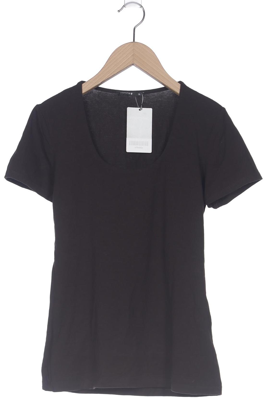 

Comma Damen T-Shirt, braun, Gr. 36