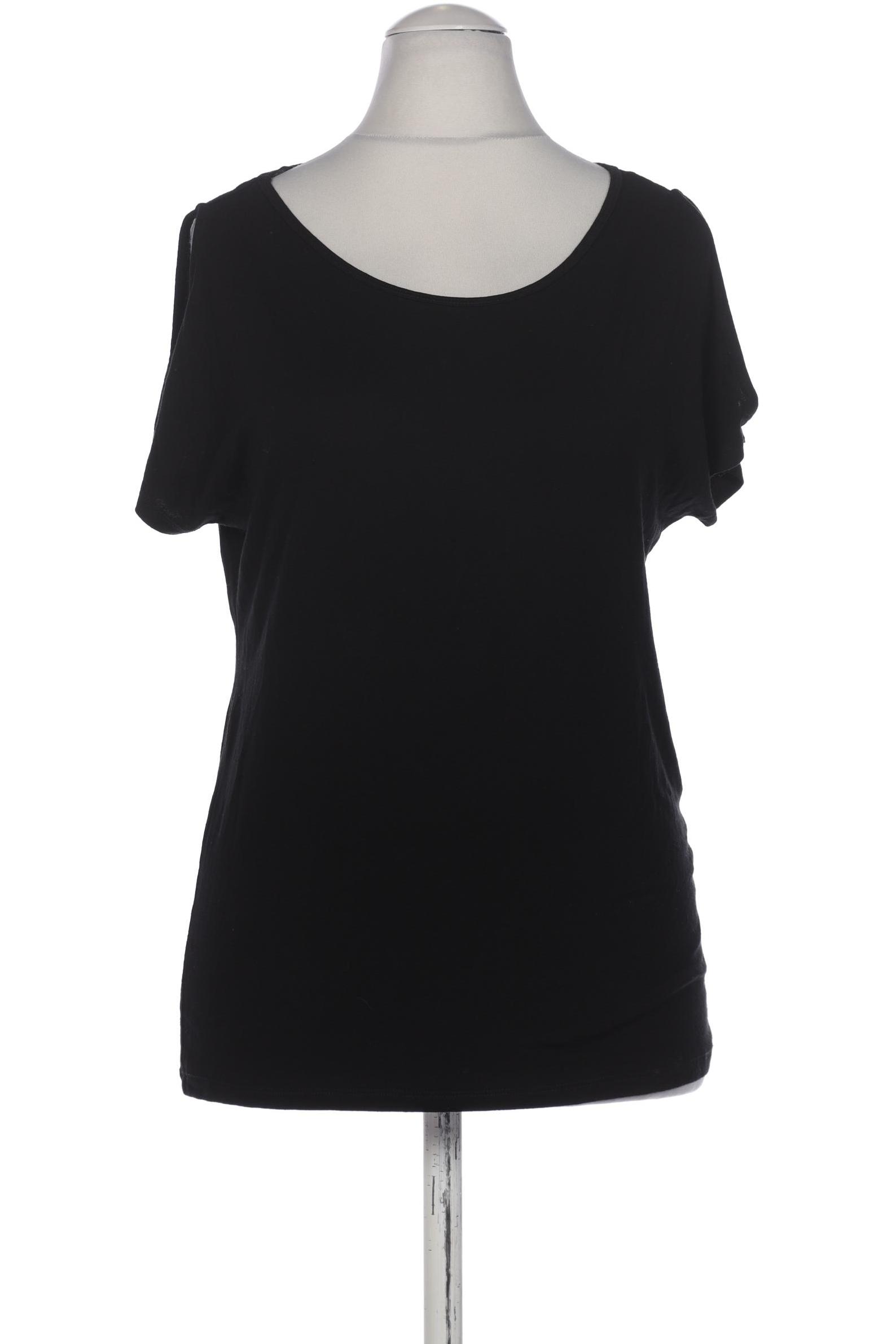 

Comma Damen T-Shirt, schwarz, Gr. 36
