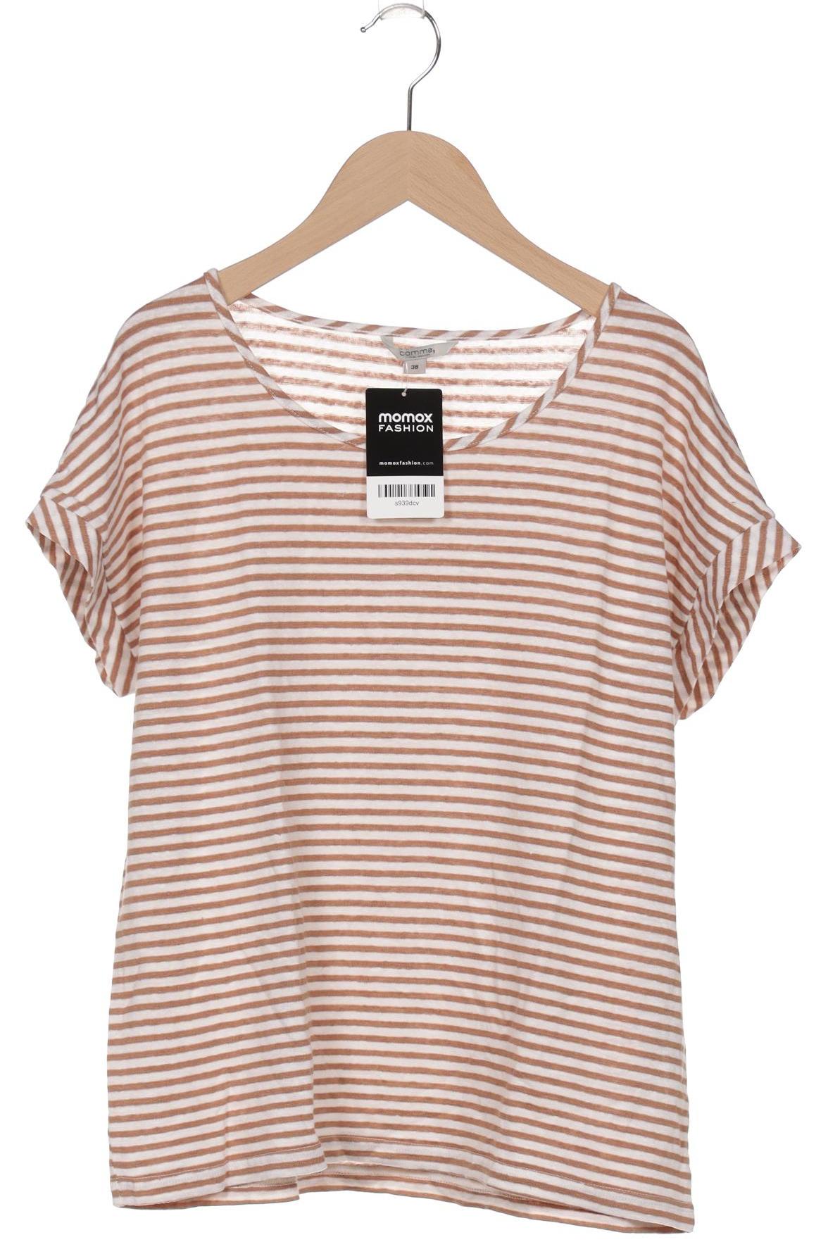 

Comma Damen T-Shirt, beige, Gr. 38