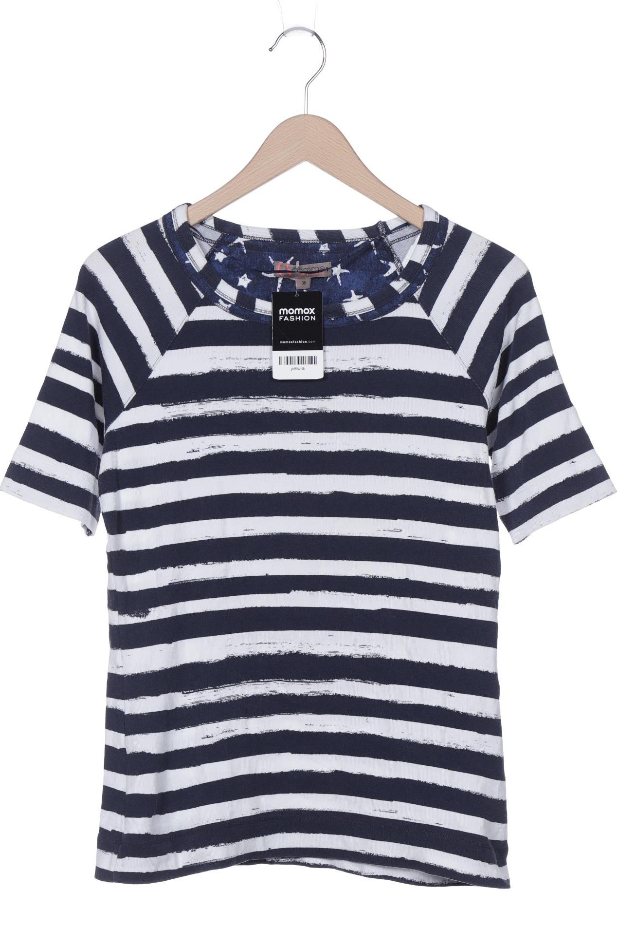 

Comma Damen T-Shirt, marineblau, Gr. 38