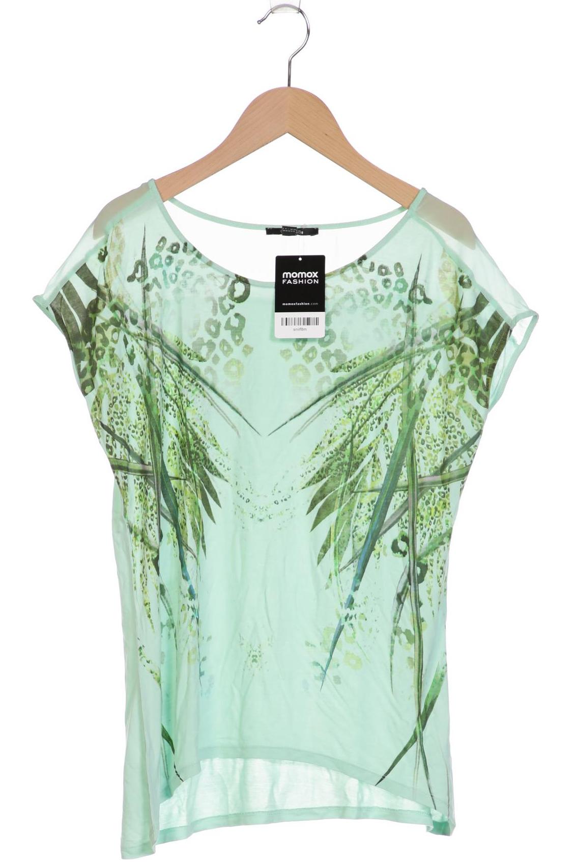 

Comma Damen T-Shirt, hellgrün, Gr. 38