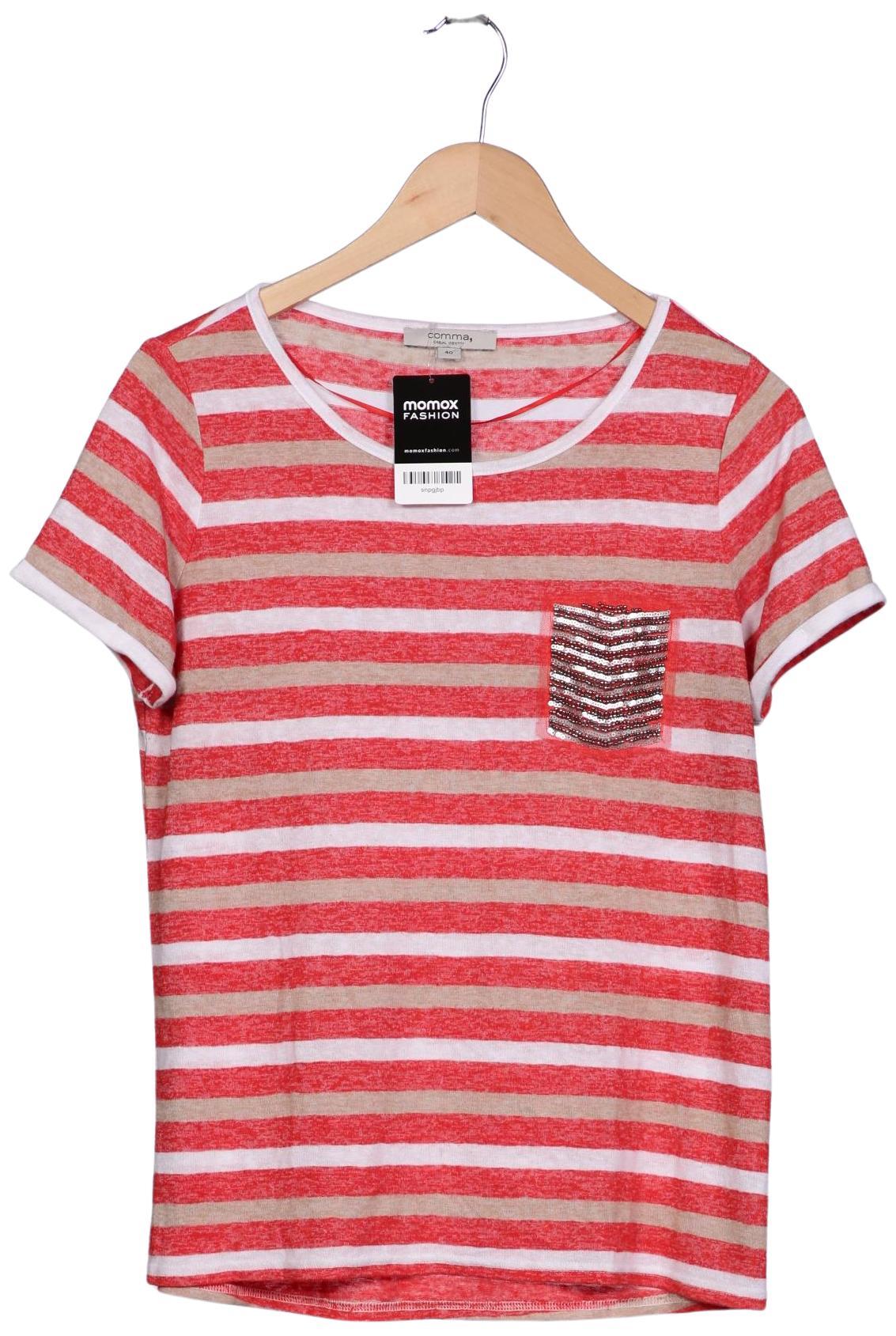 

Comma Damen T-Shirt, mehrfarbig, Gr. 40