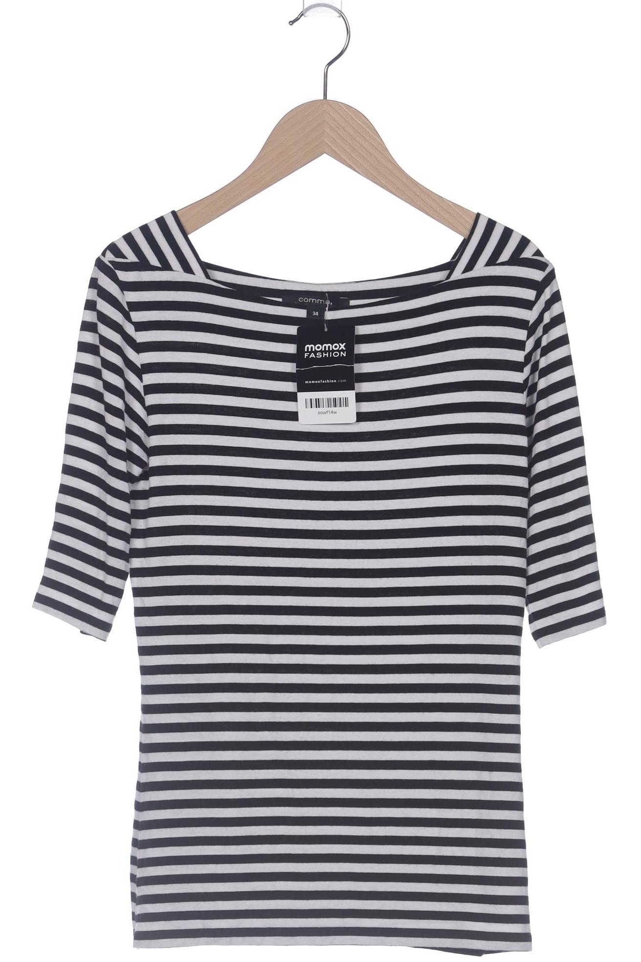 

Comma Damen T-Shirt, schwarz, Gr. 34