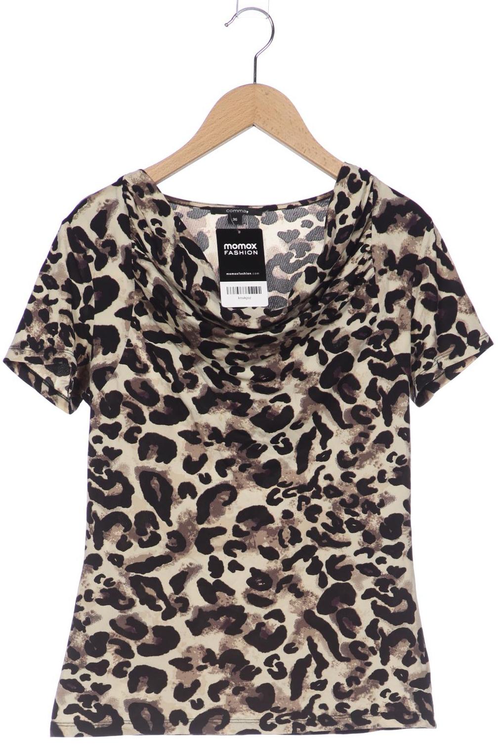 

Comma Damen T-Shirt, beige, Gr. 36