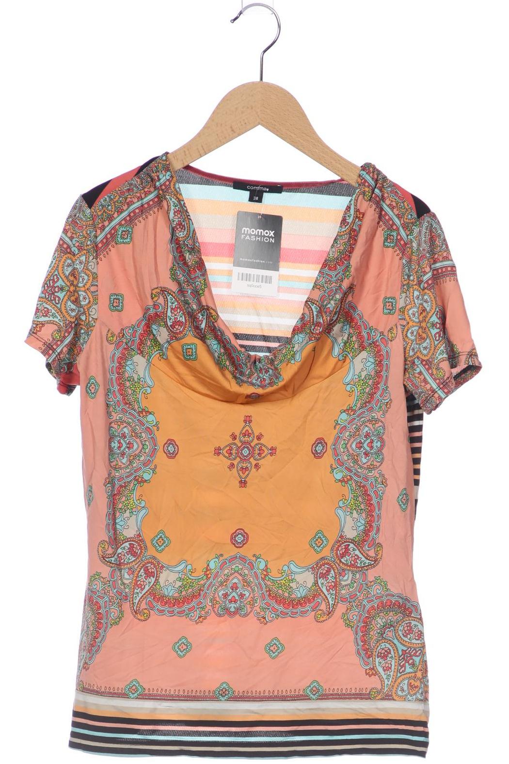 

Comma Damen T-Shirt, mehrfarbig, Gr. 38