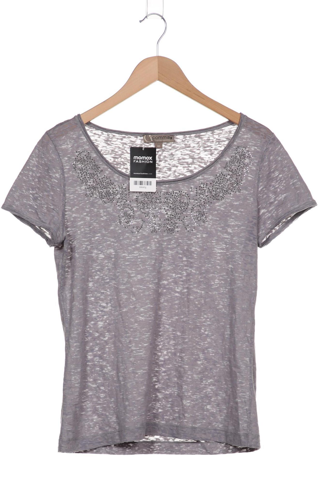 

Comma Damen T-Shirt, grau