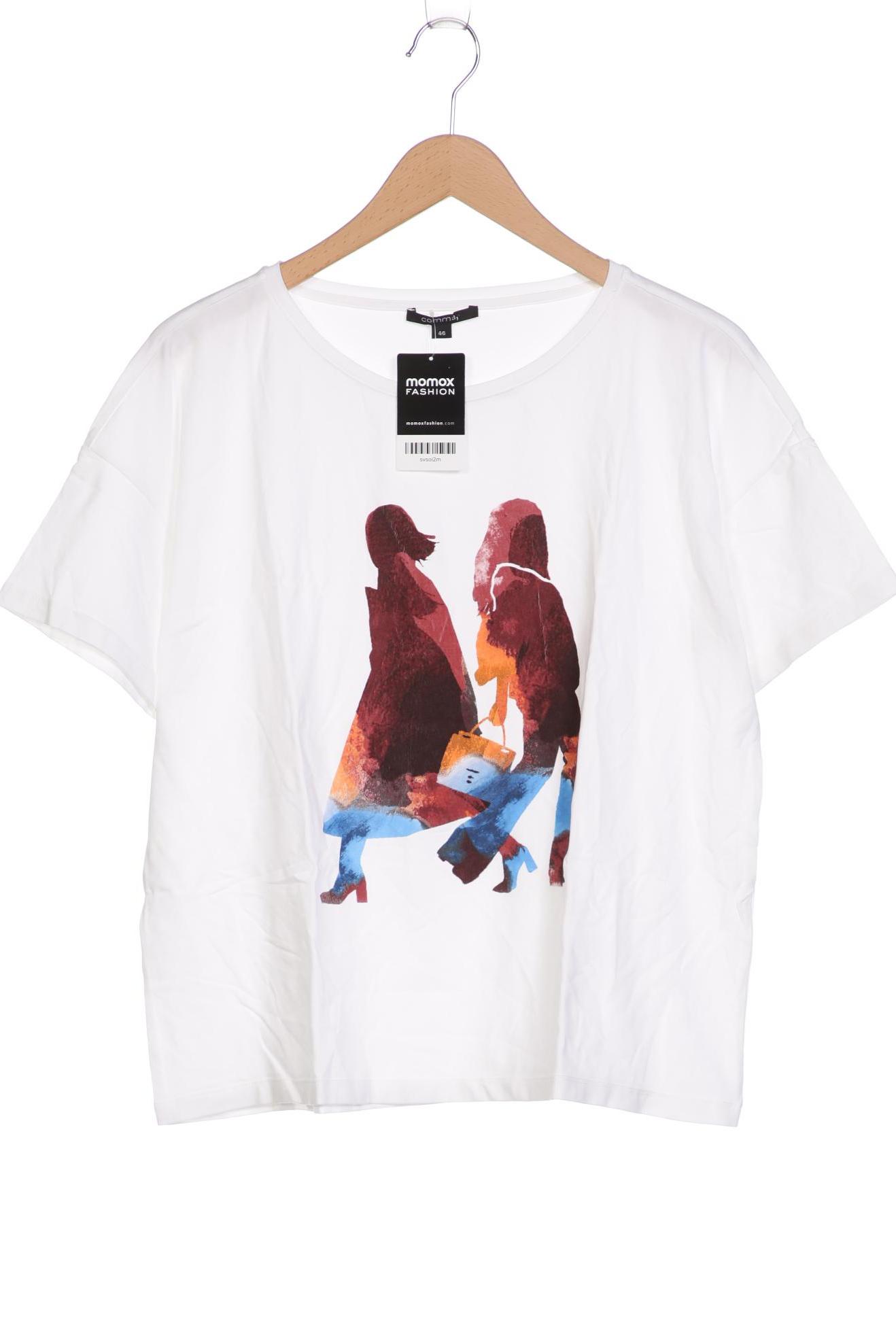 

Comma Damen T-Shirt, weiß
