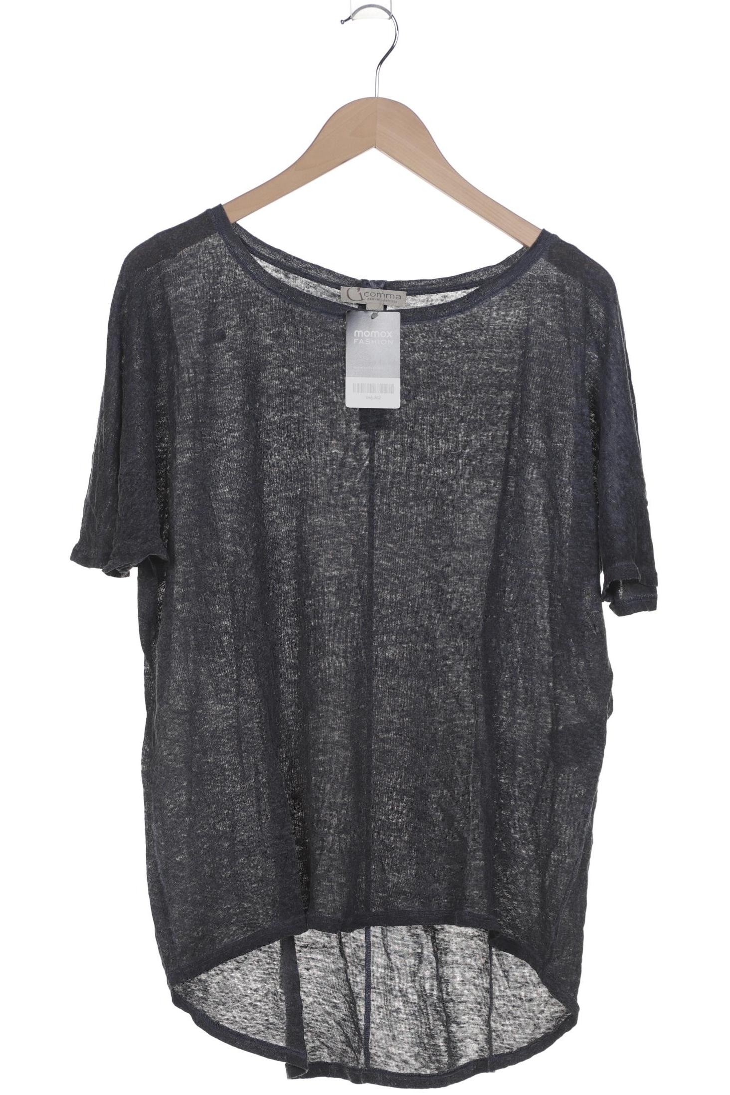 

Comma Damen T-Shirt, marineblau, Gr. 38