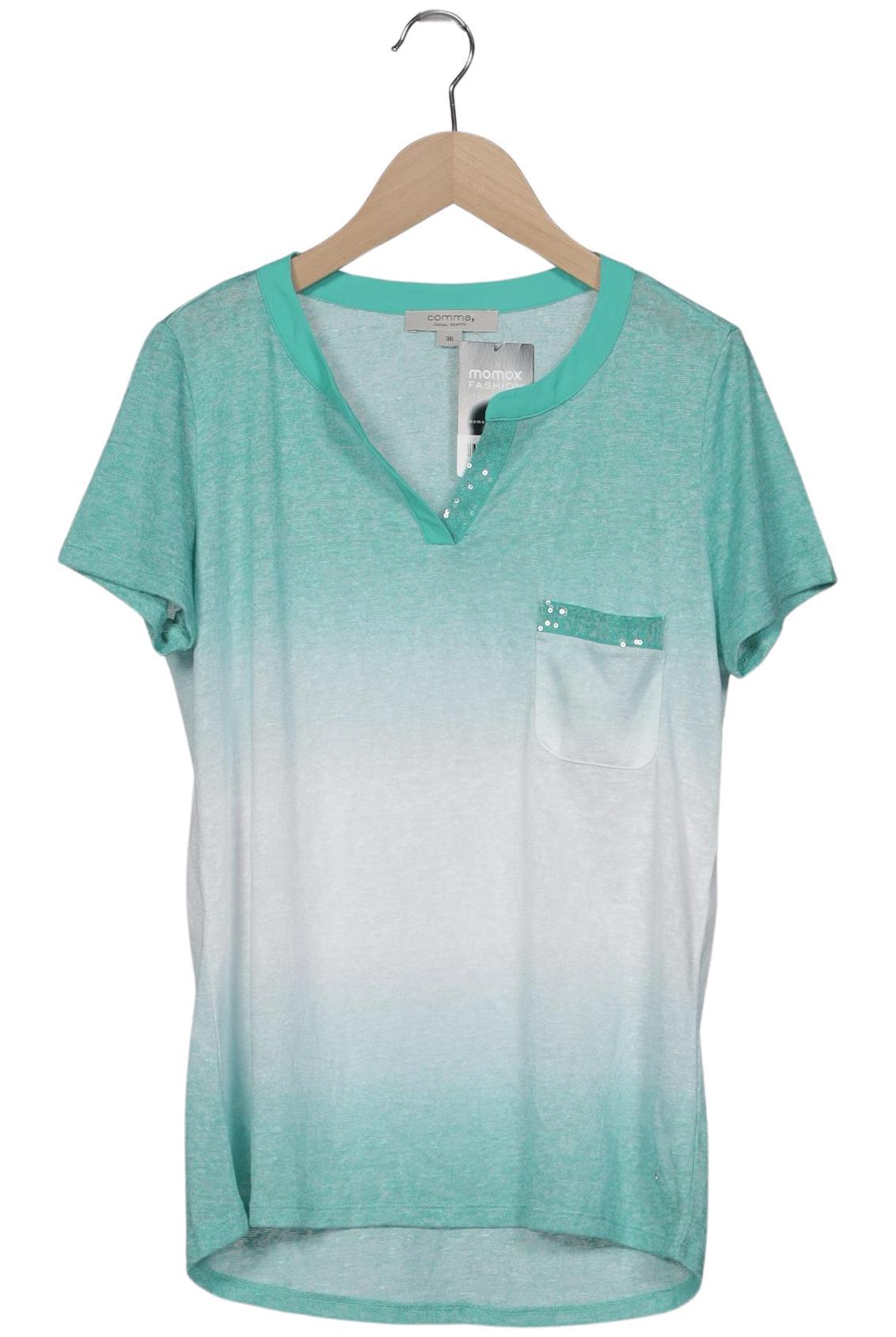 

Comma Damen T-Shirt, mehrfarbig, Gr. 36