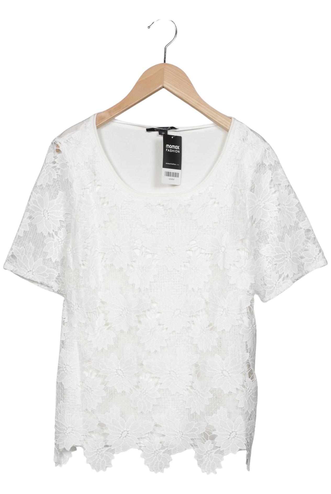 

Comma Damen T-Shirt, weiß, Gr. 38