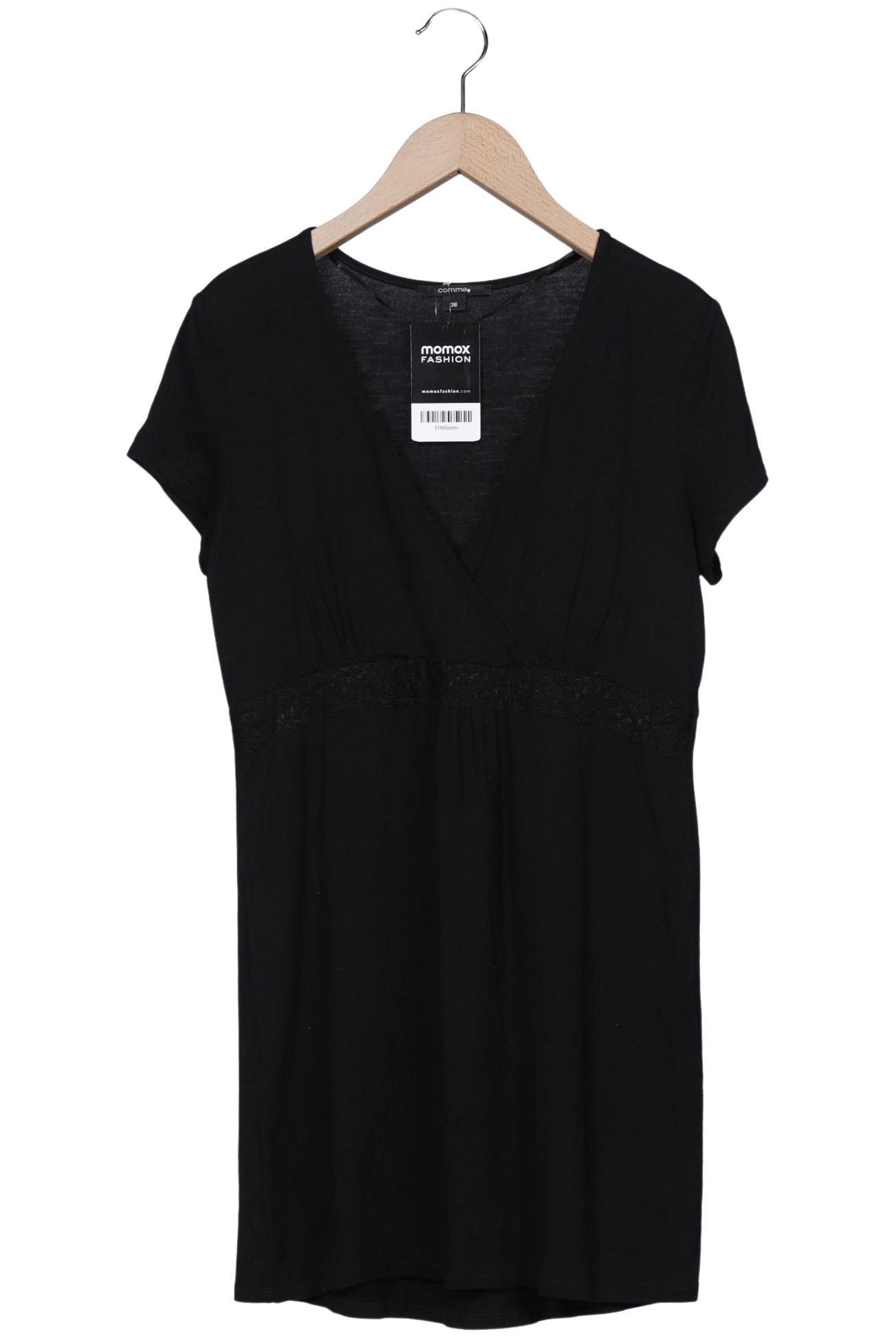 

Comma Damen T-Shirt, schwarz, Gr. 36