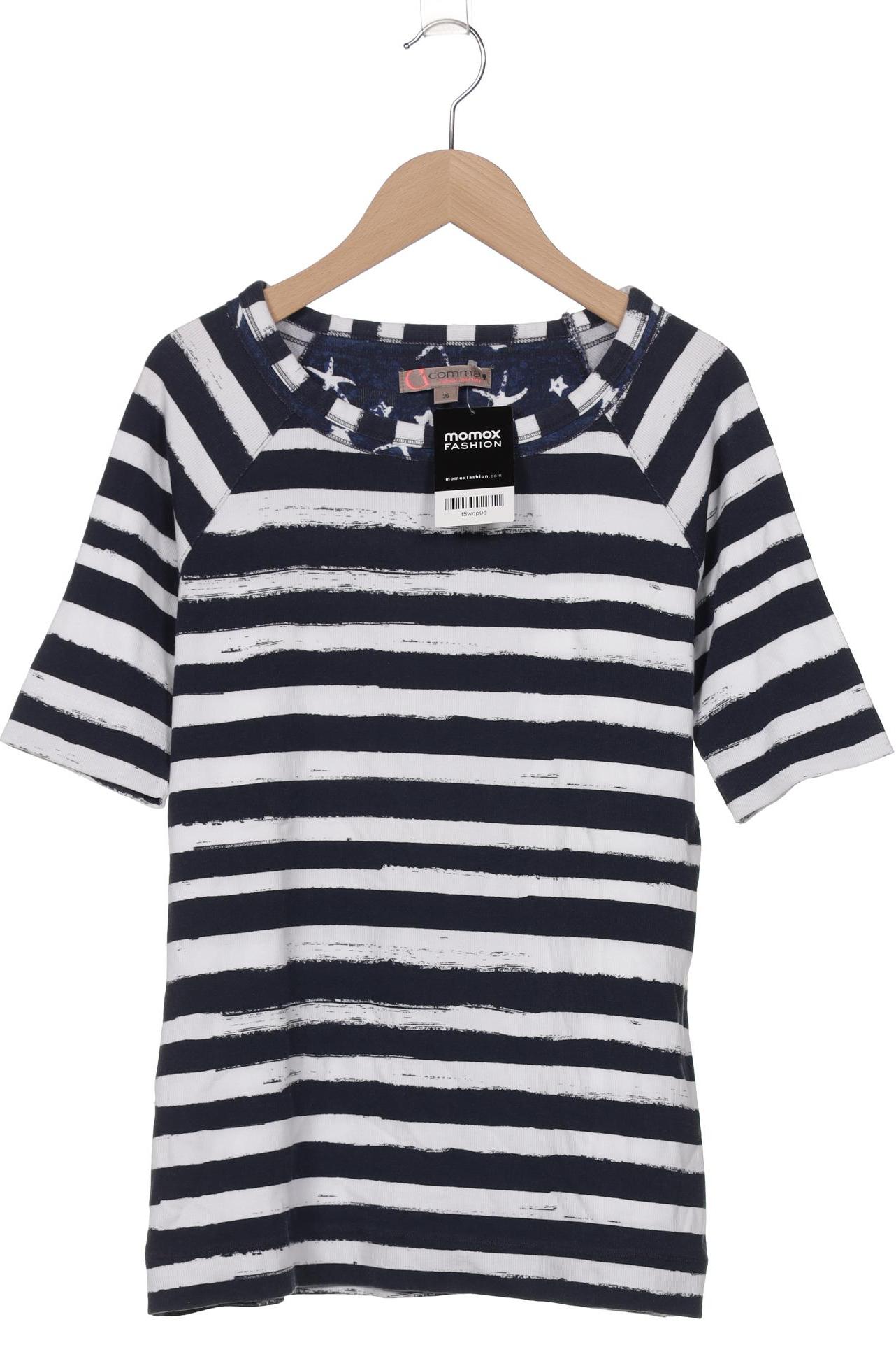 

Comma Damen T-Shirt, marineblau, Gr. 36