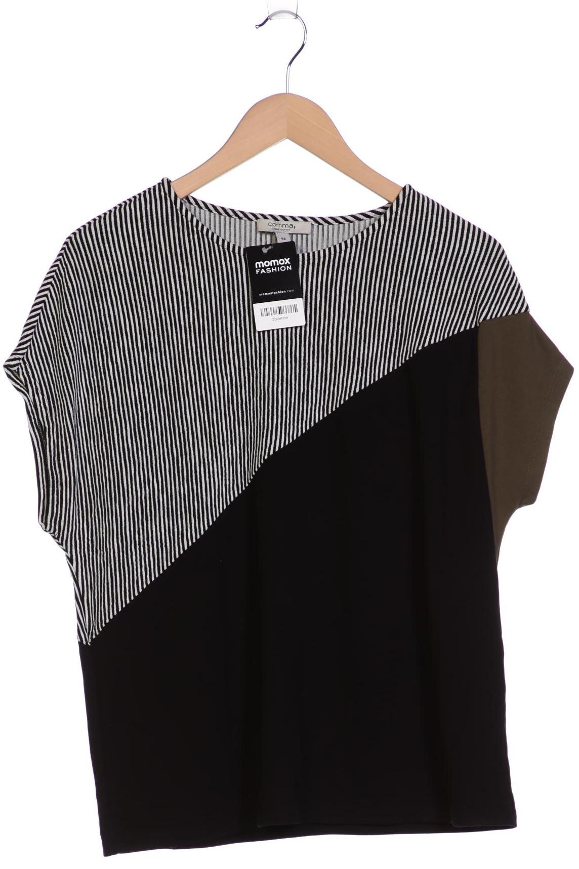 

Comma Damen T-Shirt, schwarz, Gr. 42