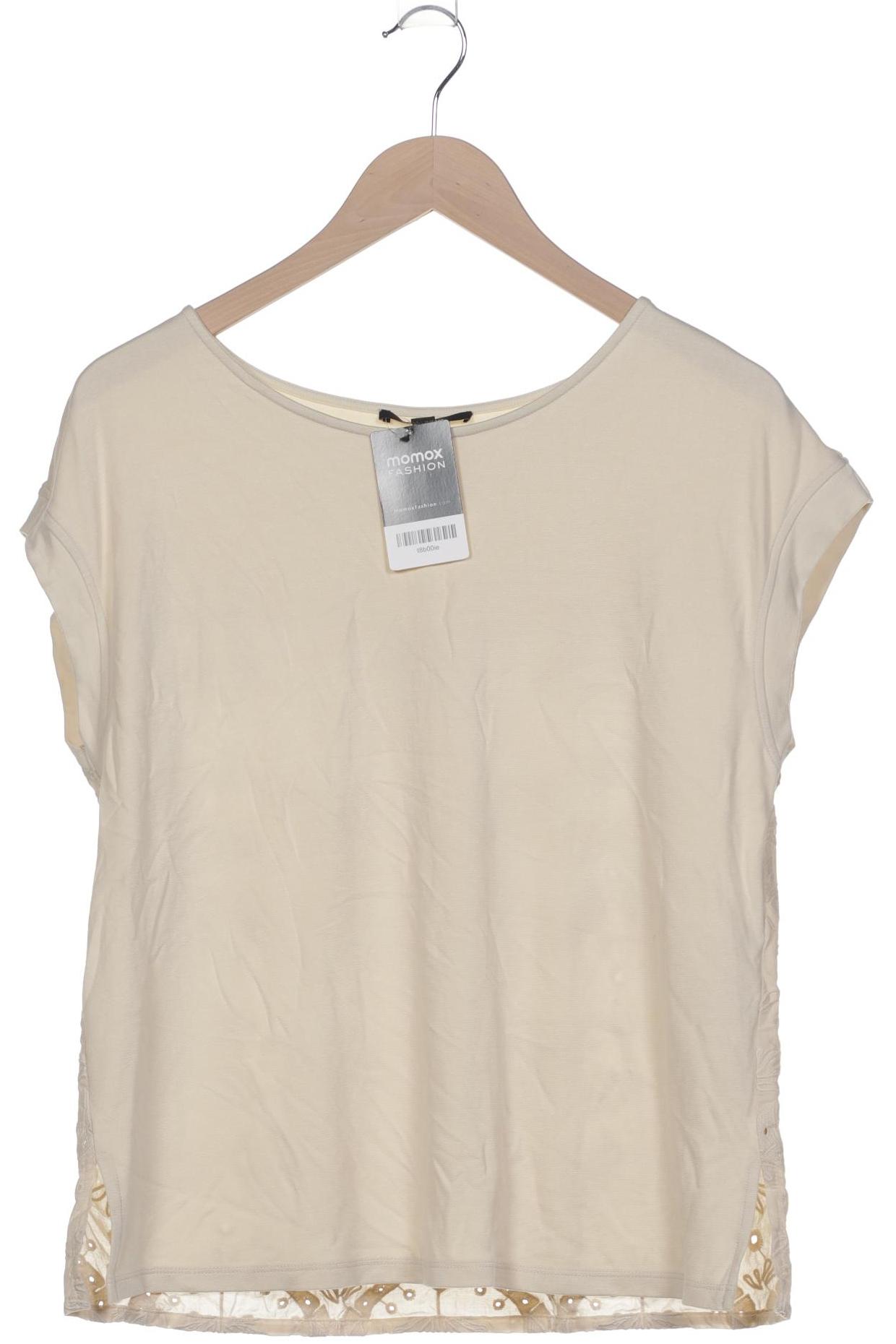 

Comma Damen T-Shirt, cremeweiß, Gr. 40