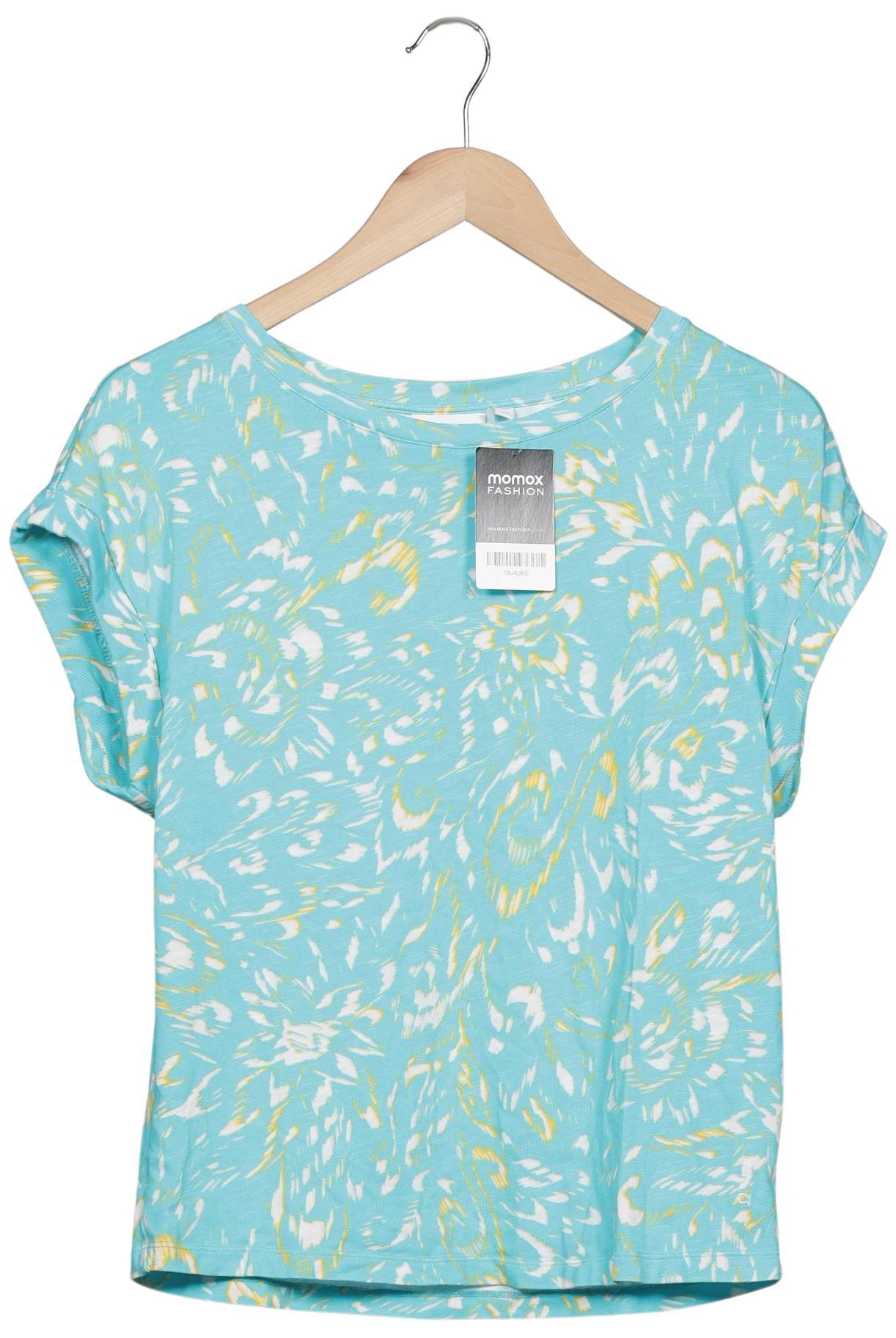 

Comma Damen T-Shirt, blau, Gr. 34