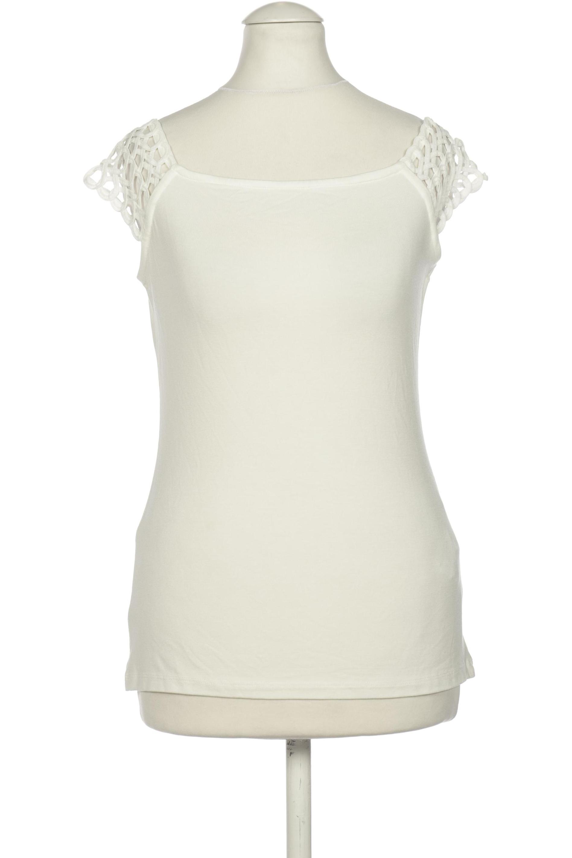 

Comma Damen T-Shirt, cremeweiß, Gr. 32