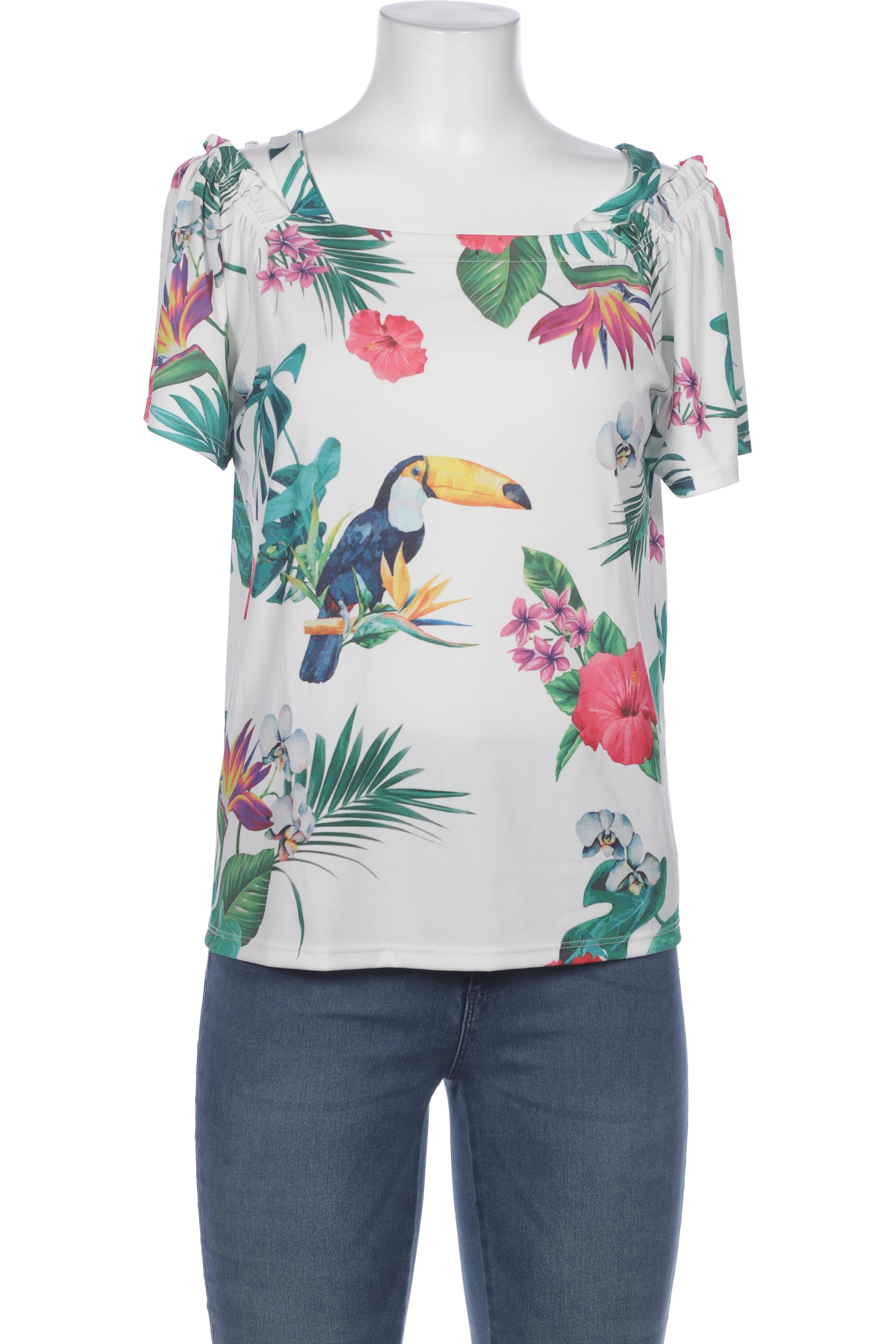 

Comma Damen T-Shirt, weiß, Gr. 42