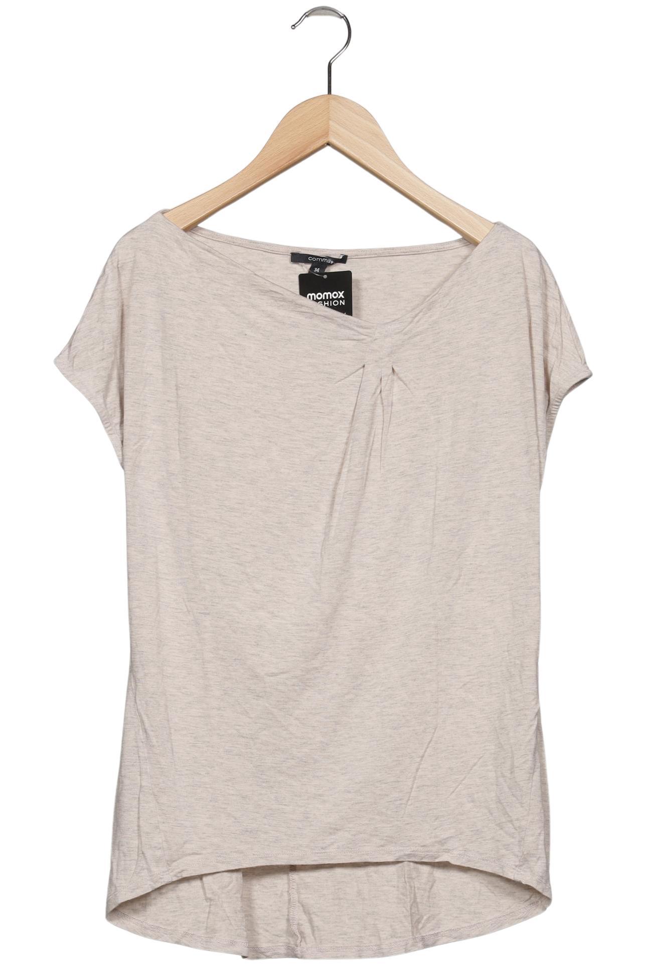 

Comma Damen T-Shirt, beige, Gr. 34