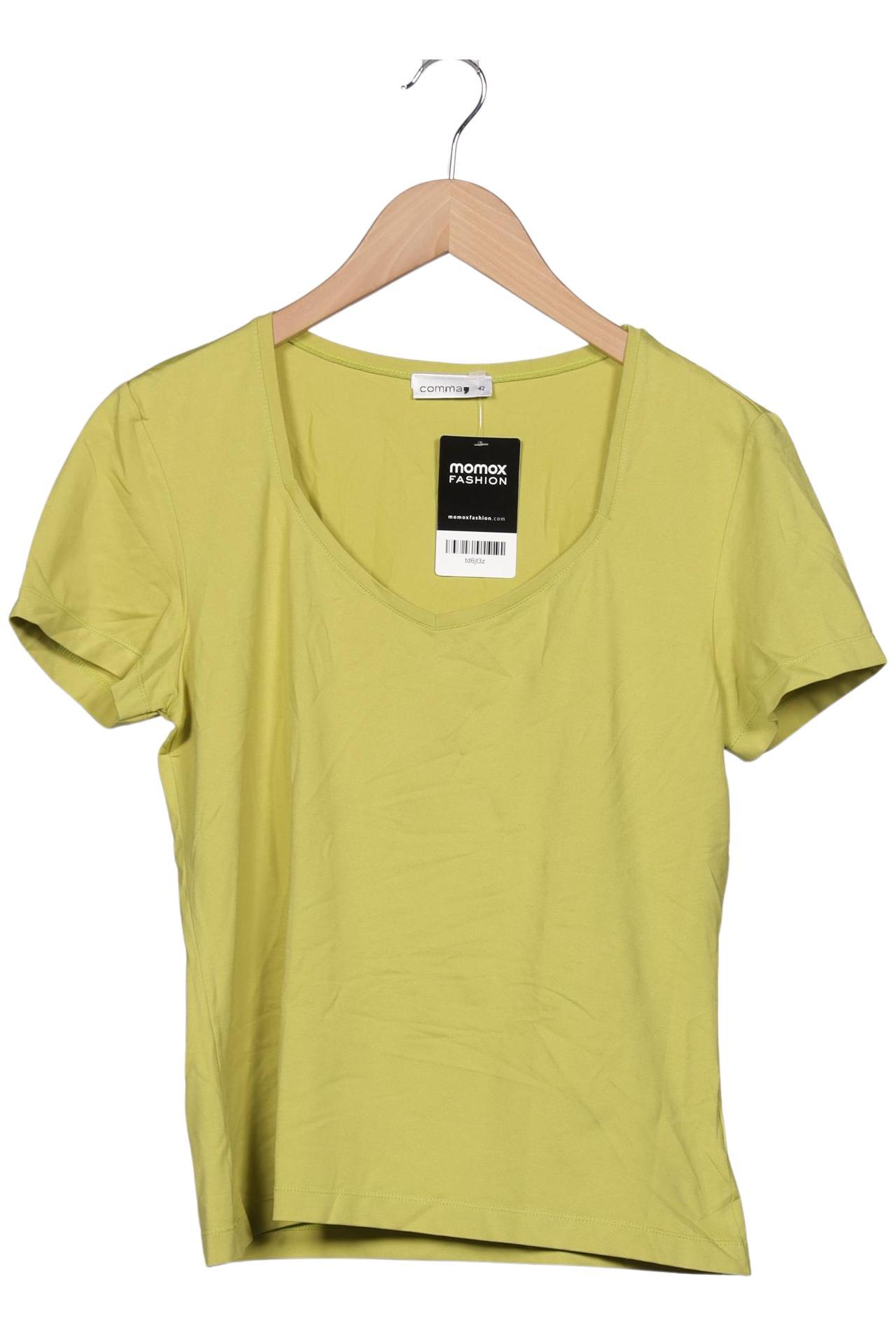 

Comma Damen T-Shirt, hellgrün, Gr. 42