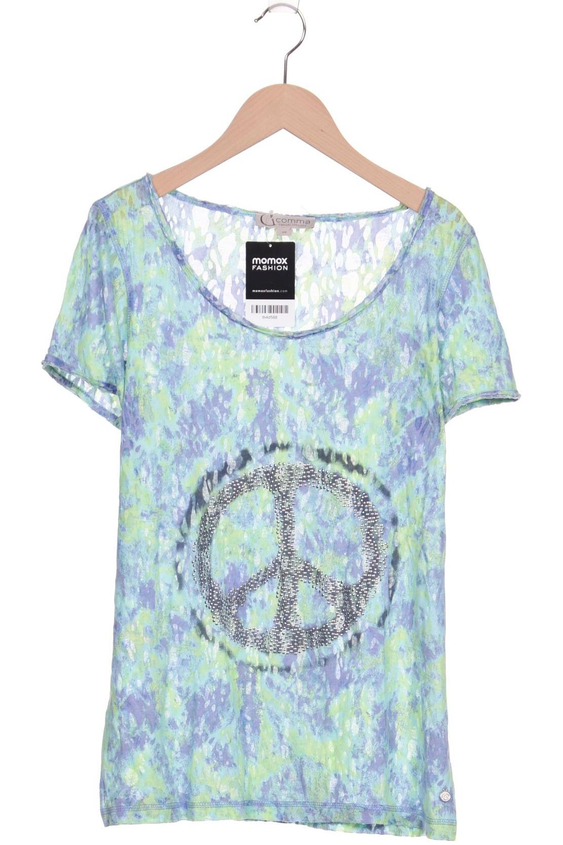 

Comma Damen T-Shirt, mehrfarbig