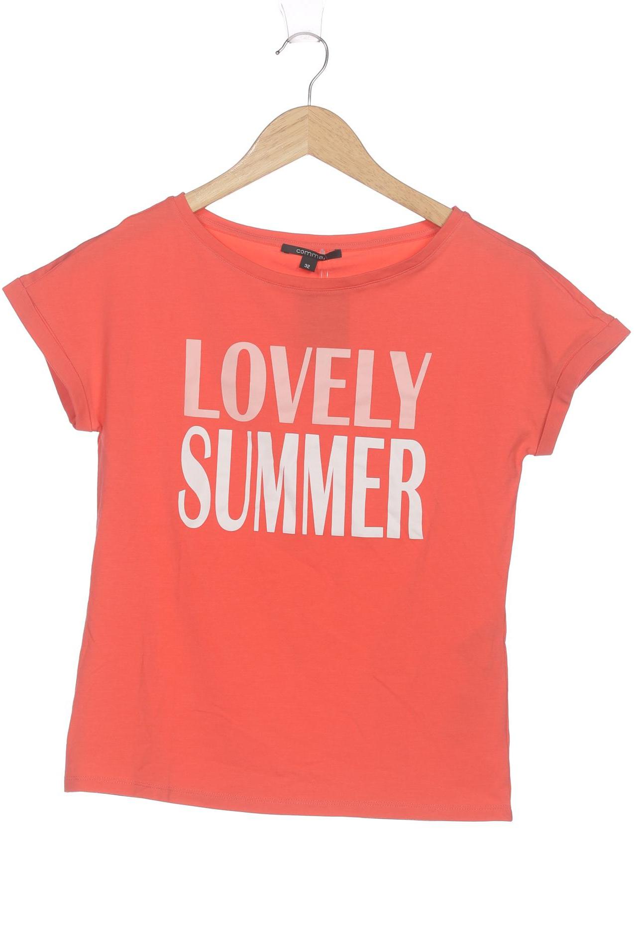 

Comma Damen T-Shirt, orange, Gr. 32