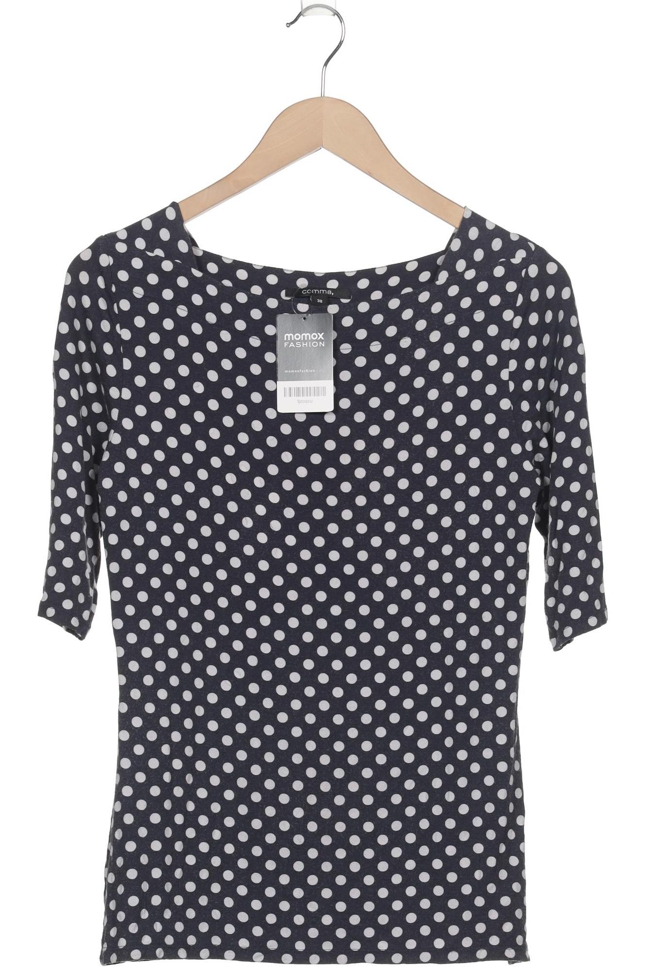 

Comma Damen T-Shirt, marineblau, Gr. 38
