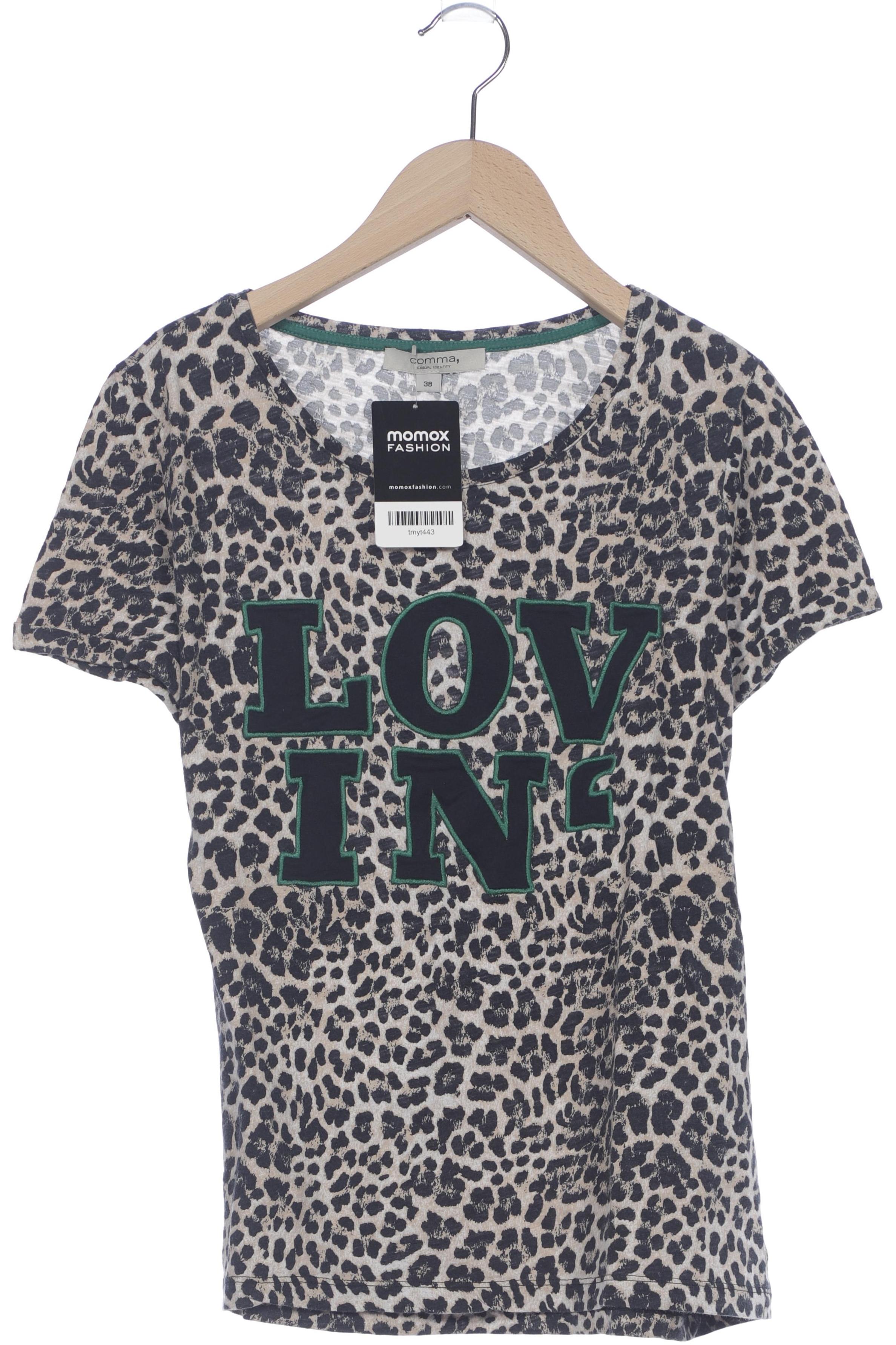

Comma Damen T-Shirt, beige, Gr. 38
