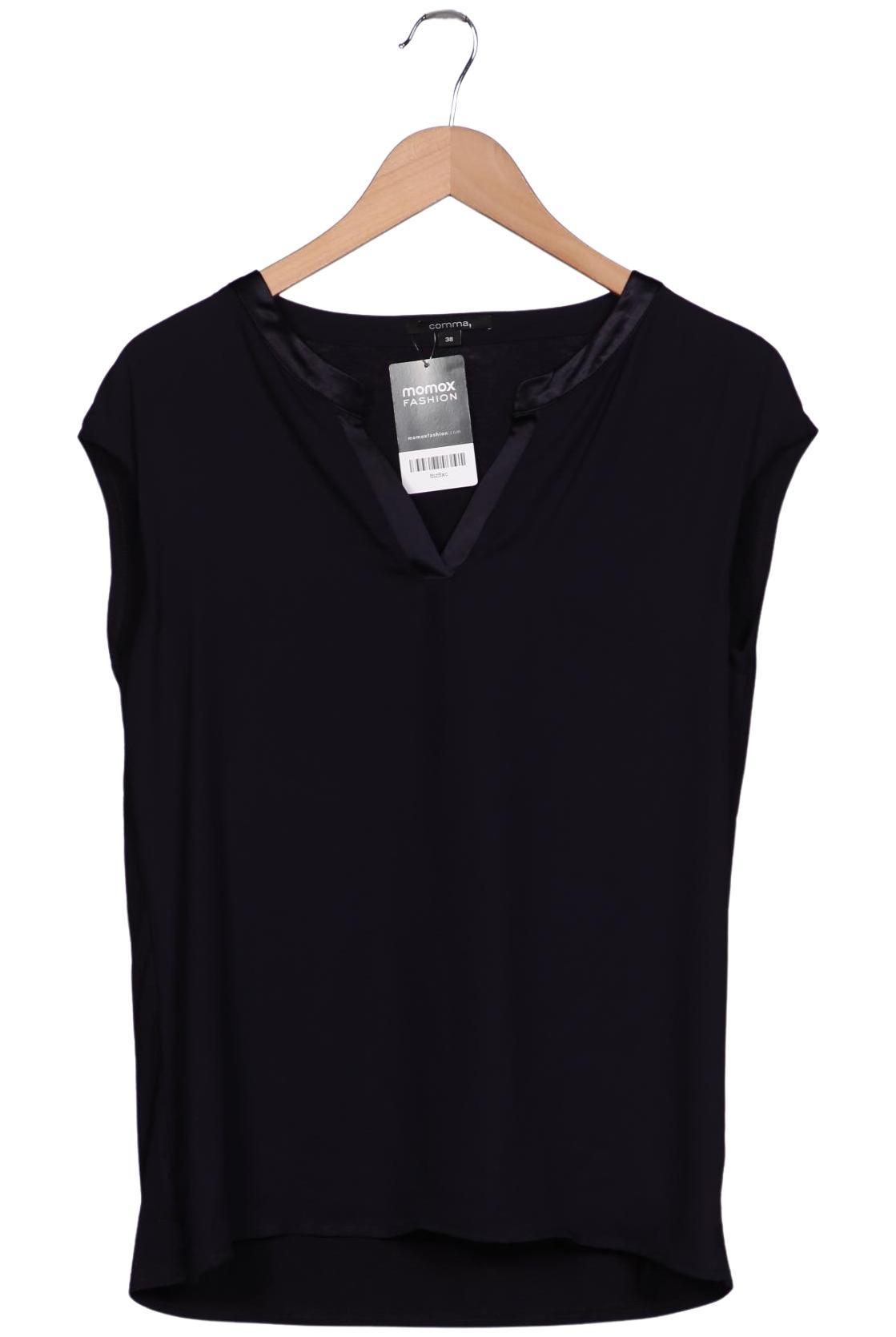 

Comma Damen T-Shirt, marineblau, Gr. 38