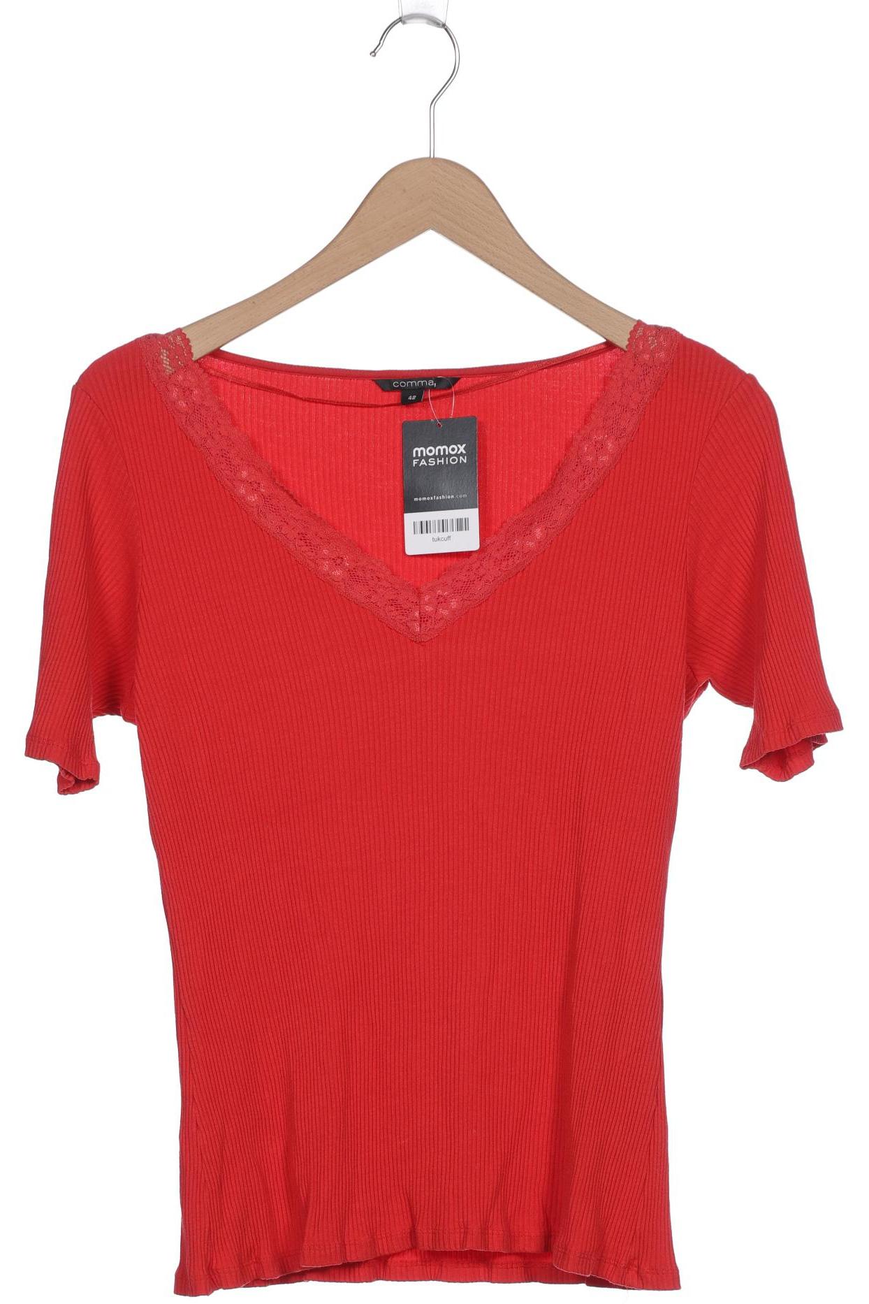 

Comma Damen T-Shirt, rot