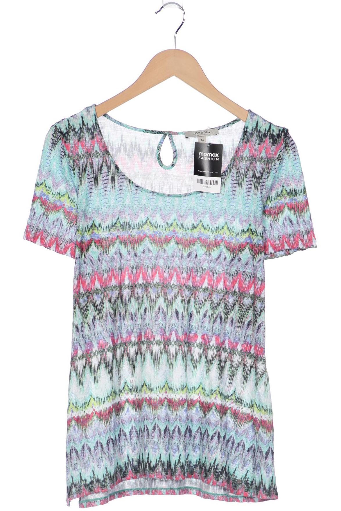 

Comma Damen T-Shirt, mehrfarbig