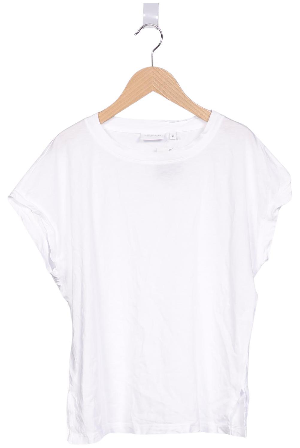 

Comma Damen T-Shirt, weiß, Gr. 40