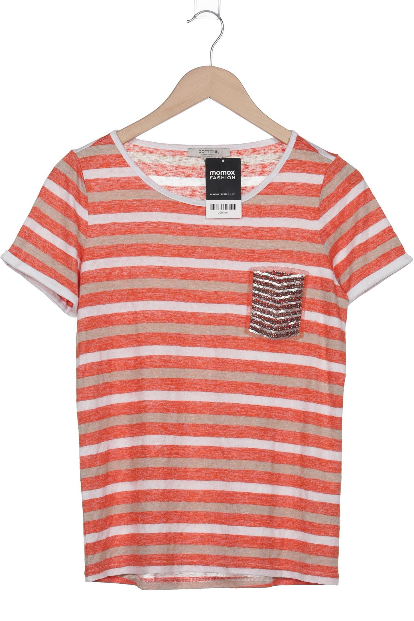 

Comma Damen T-Shirt, orange, Gr. 38
