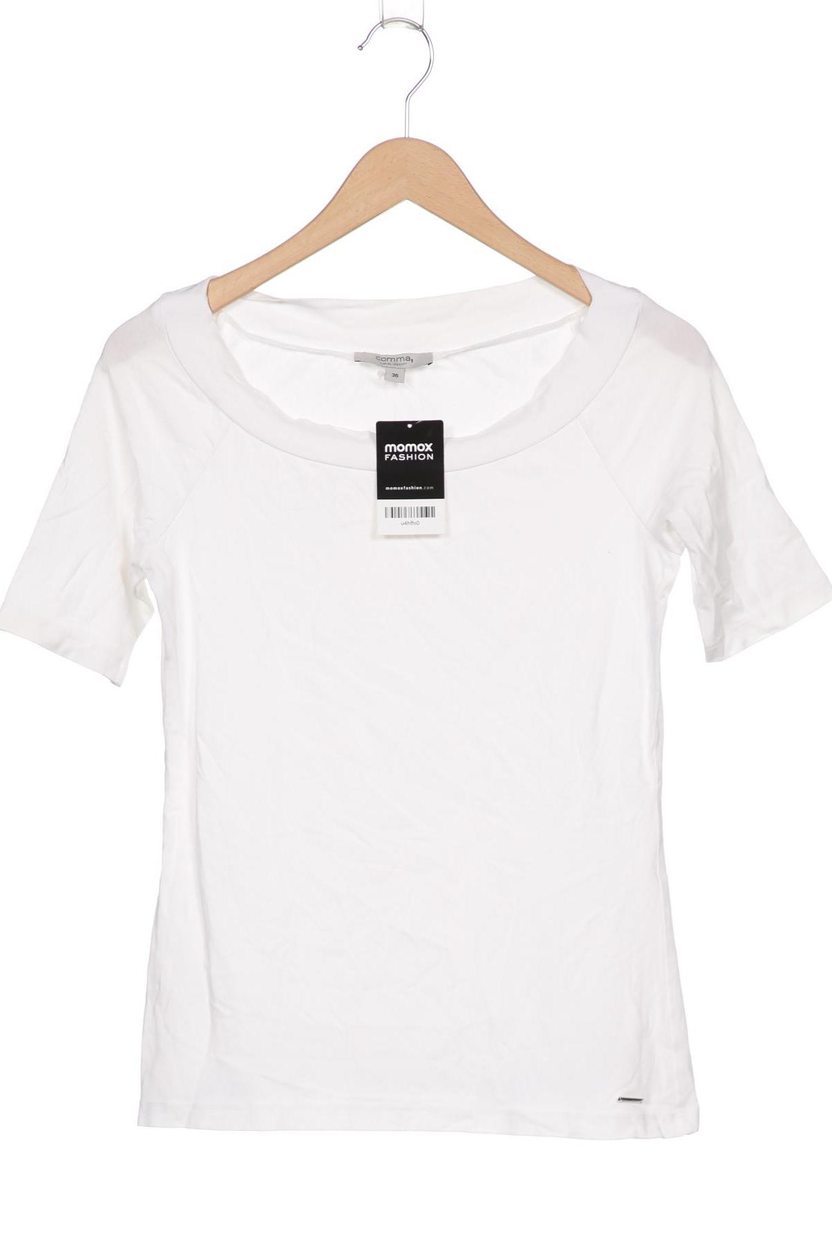 

Comma Damen T-Shirt, weiß