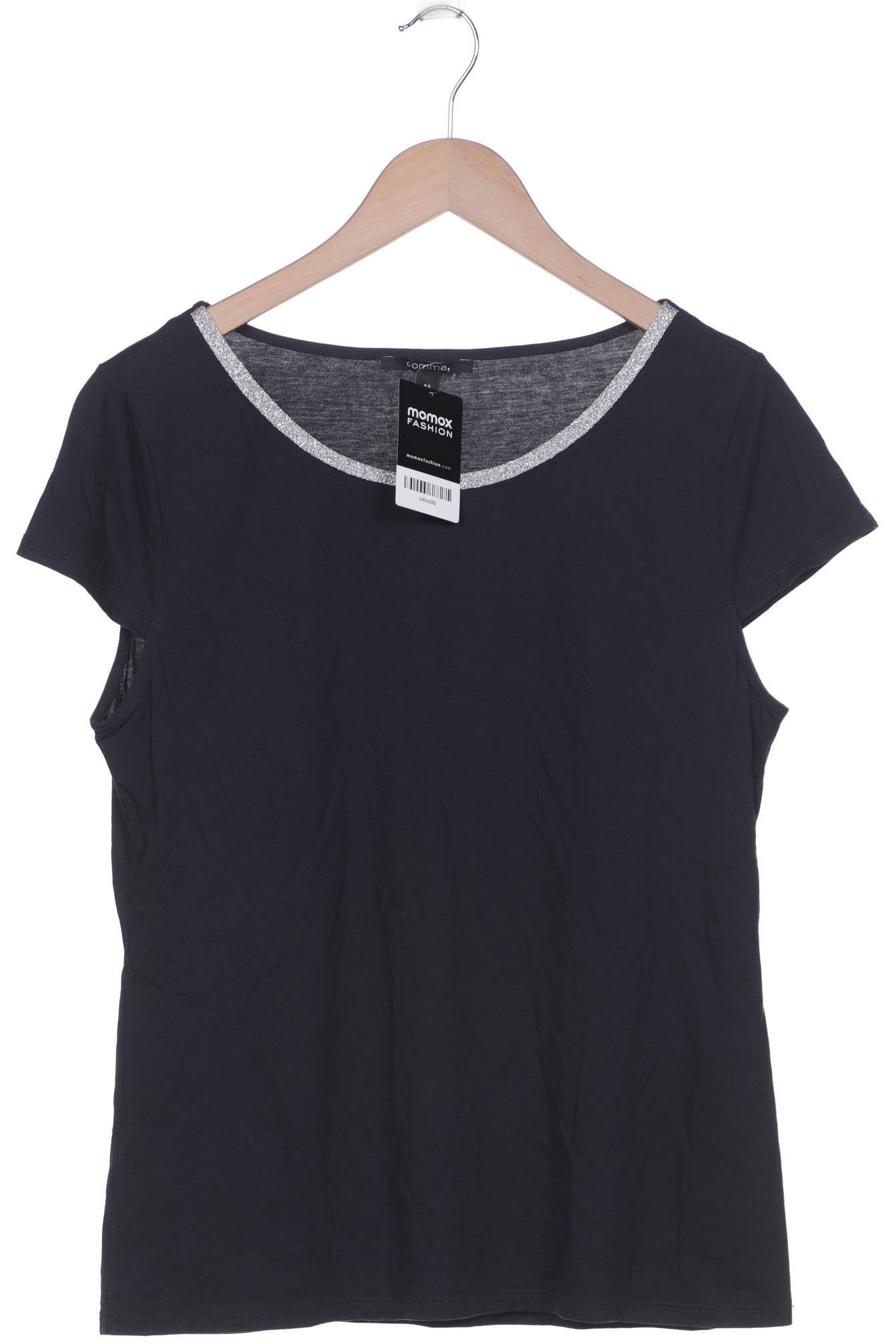 

Comma Damen T-Shirt, marineblau
