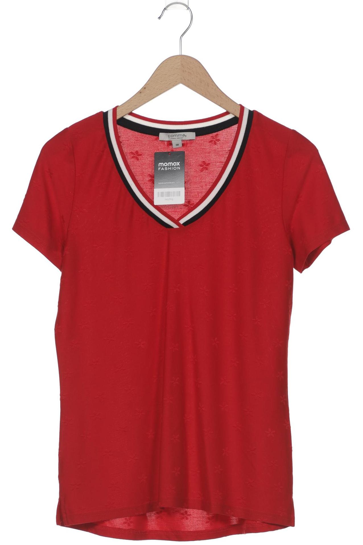 

Comma Damen T-Shirt, rot, Gr. 38