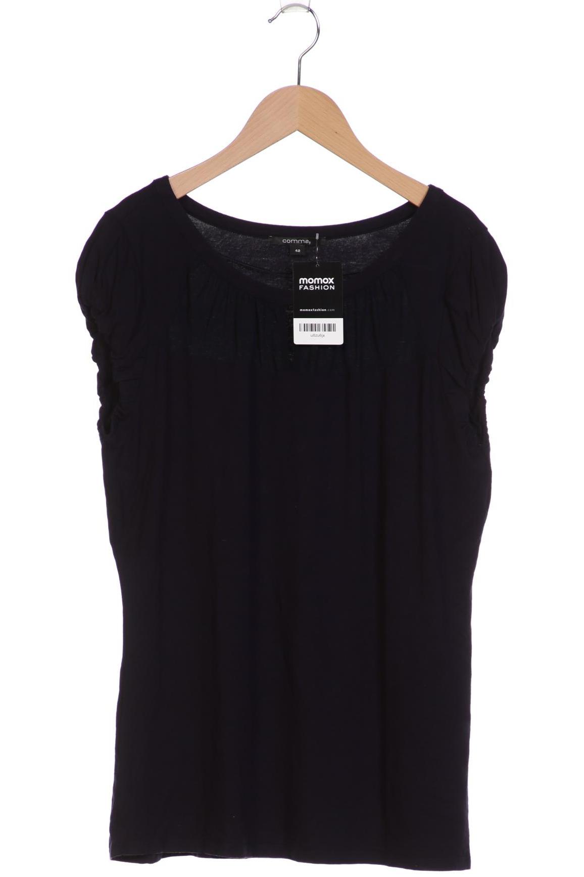 

Comma Damen T-Shirt, marineblau, Gr. 42